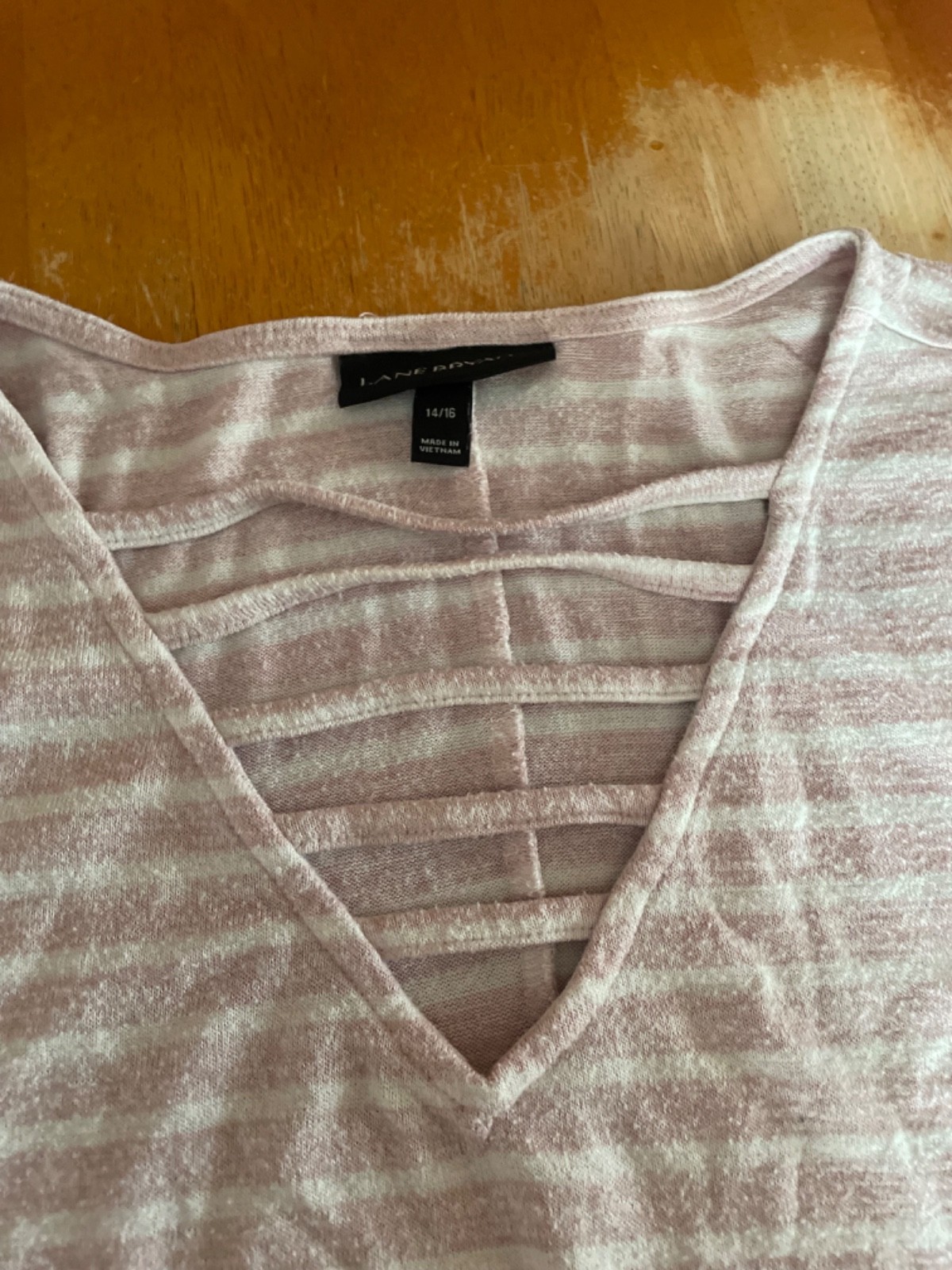 white and pink stripped lane bryant shirt dress size 14/16