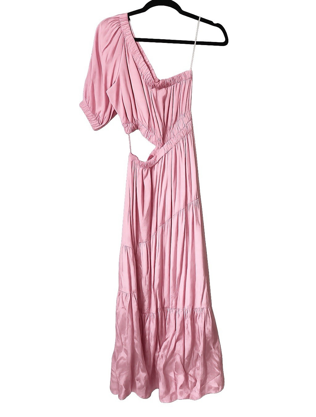Moon River One-Shoulder Cutout Tiered Dress size XS
