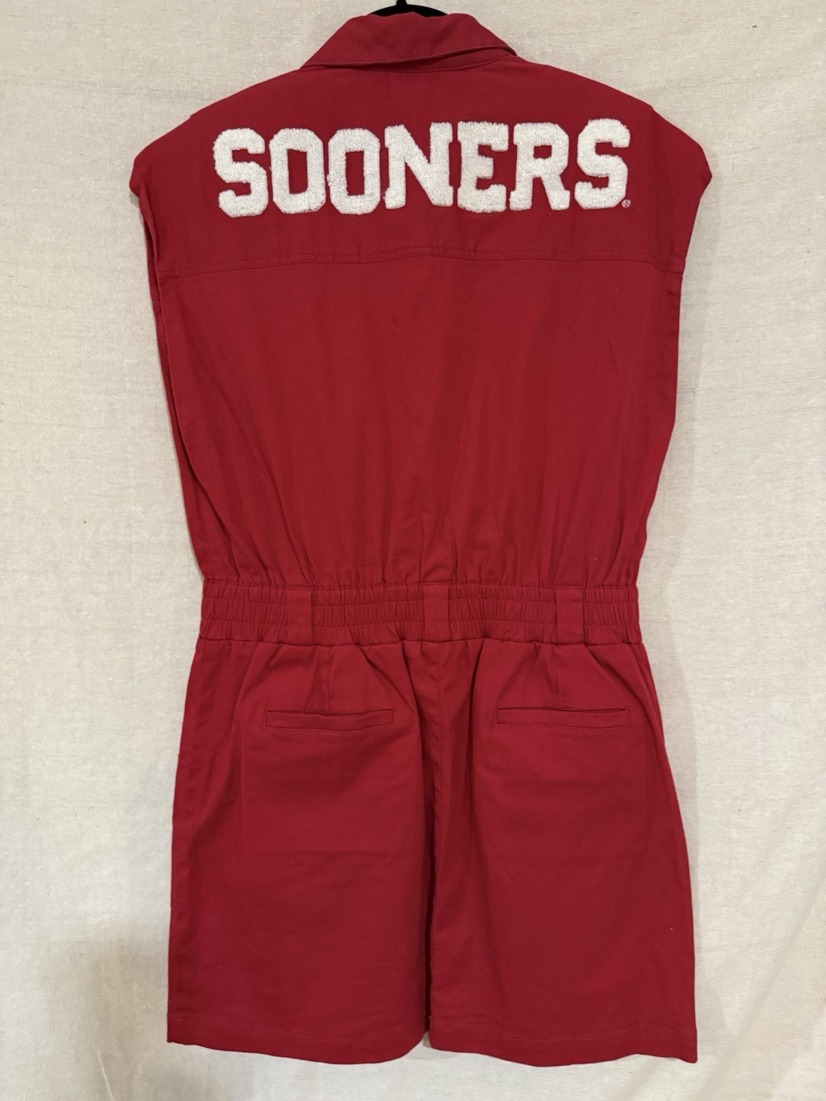 Stewart Simmons Oklahoma Sooners Varsity Dress Crimson Size Large Sleeveless