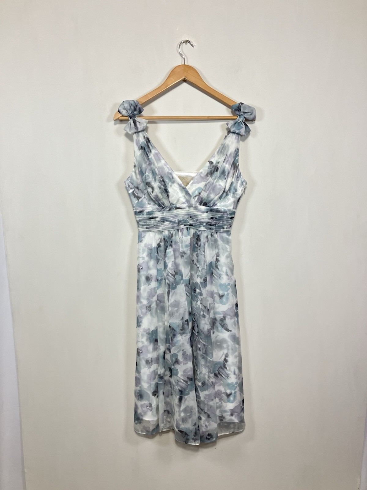 Jenny Packham No1 Dress Size UK 10 Blue Floral Event Occasion Party Guest