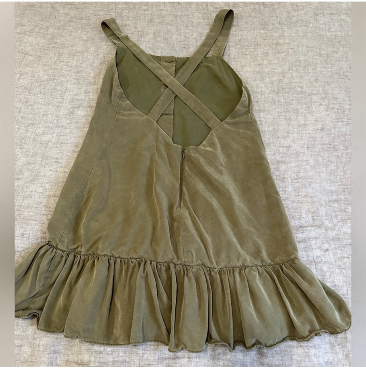 Lovers + Friends Chase Button Front Sleeveless Mini Dress Size XS