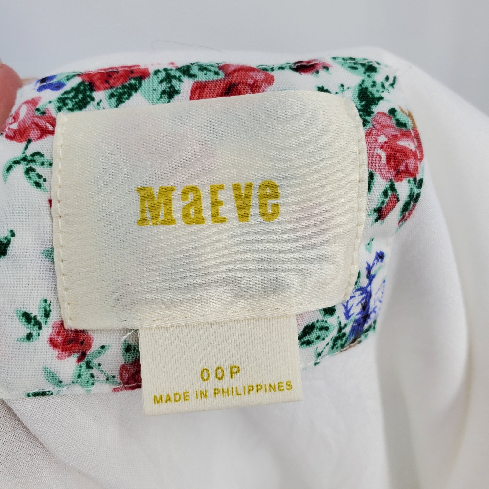 Maeve Anthropologie White Fringework V-Neck Shift Mini Dress 00P Petite Bridal