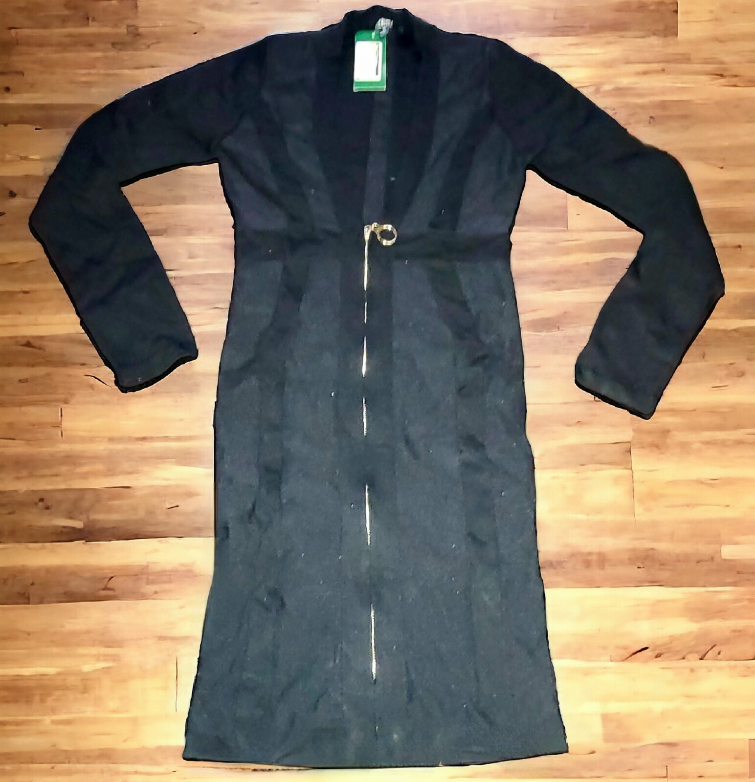 HERA Collection Black Longsleeve Pix Zipper Dress Women – Size Small