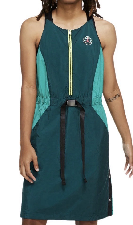Air Jordan Dress Womens Small Green Utility Flight Winter Pockets Sport Active L