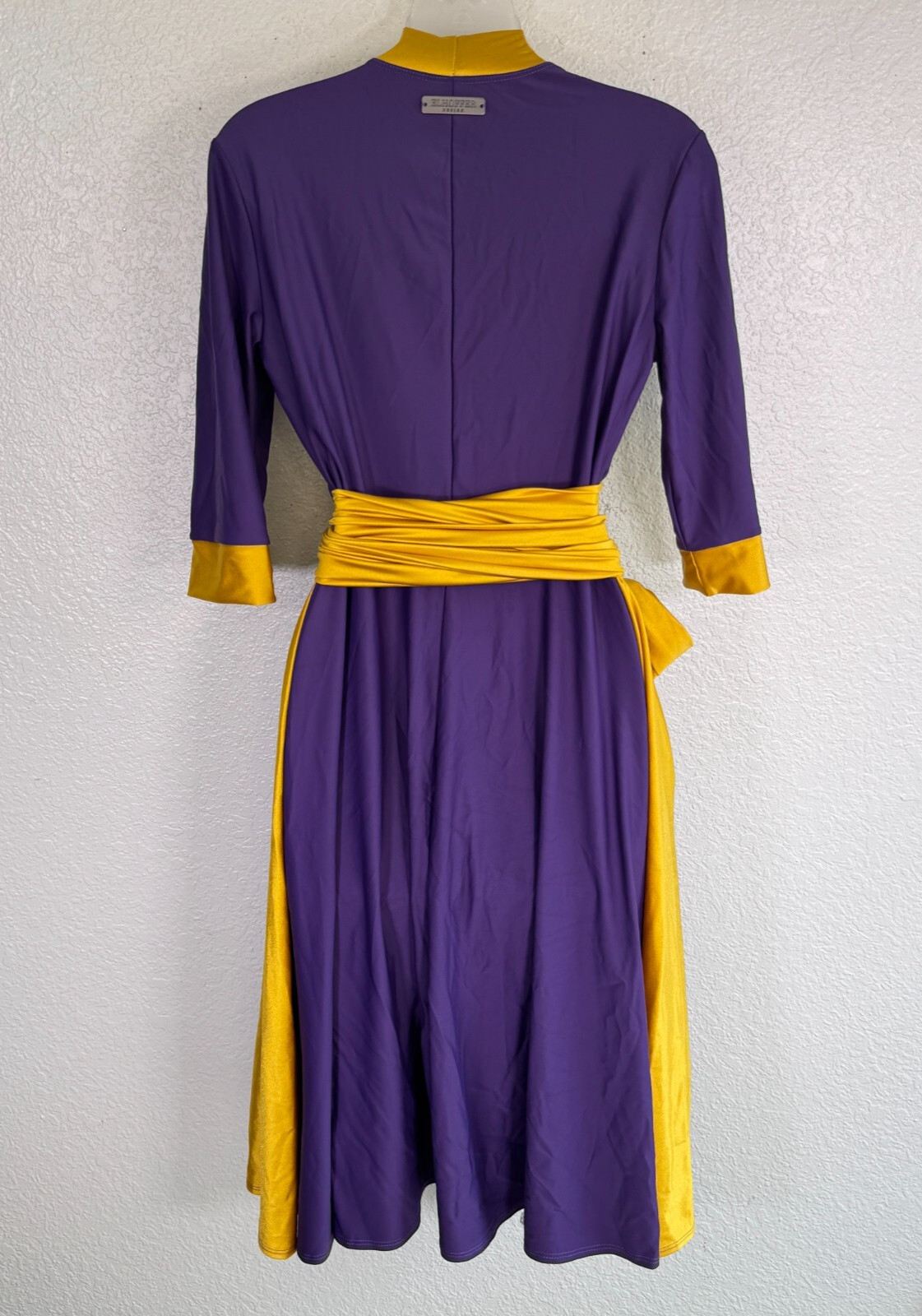 Elhoffer Dress Womens Medium Midnight Oracle Wrap Cosplay Comic Con Festival