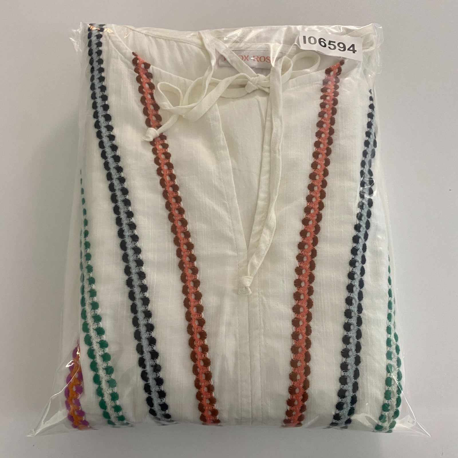 Knox Rose Kimono Short Sleeve Embroidered A-Line Dress Size XXL Ivory