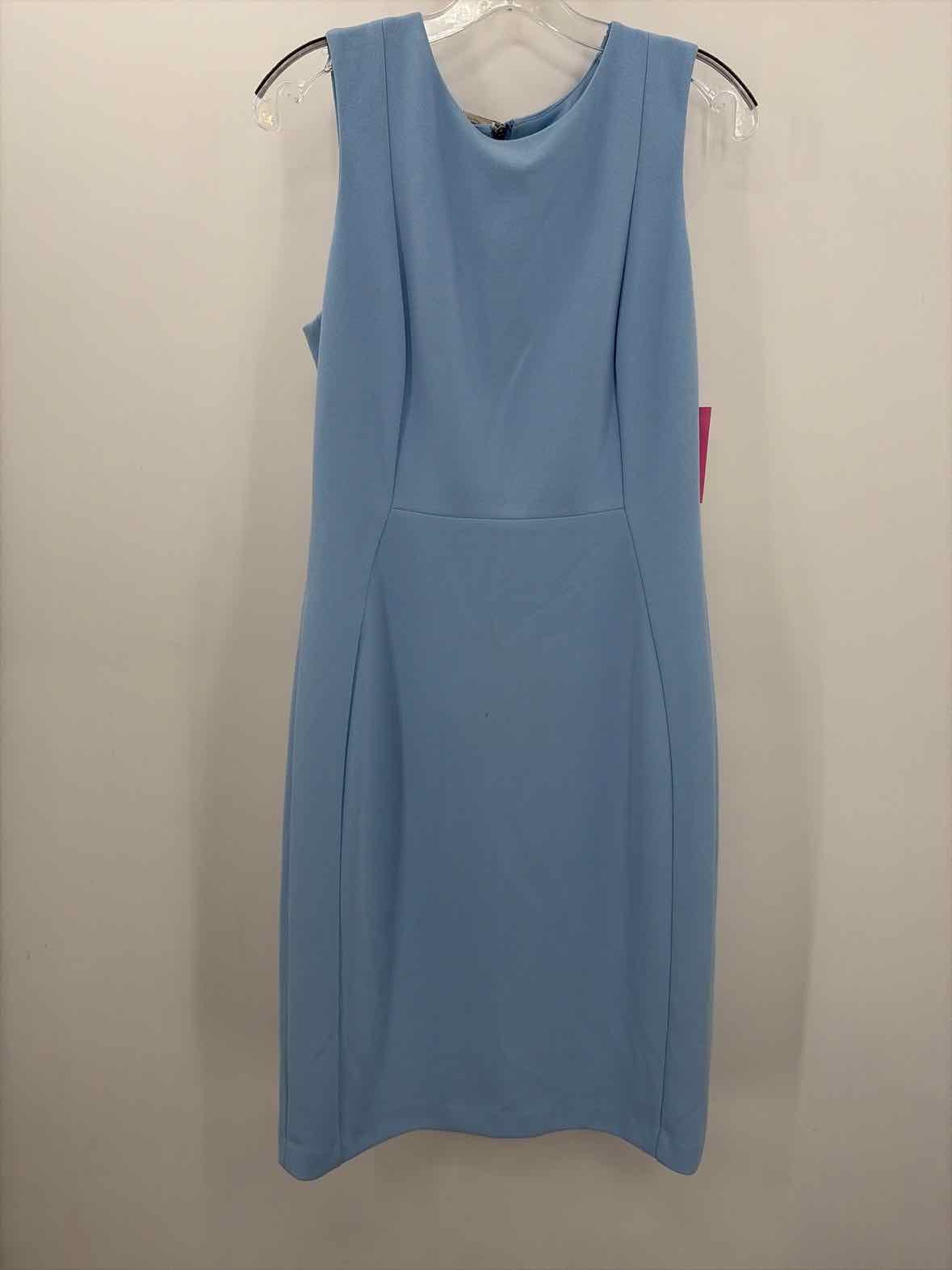 Pre-Owned Calvin Klein Blue Size 10 Midi Sleeveless Dress