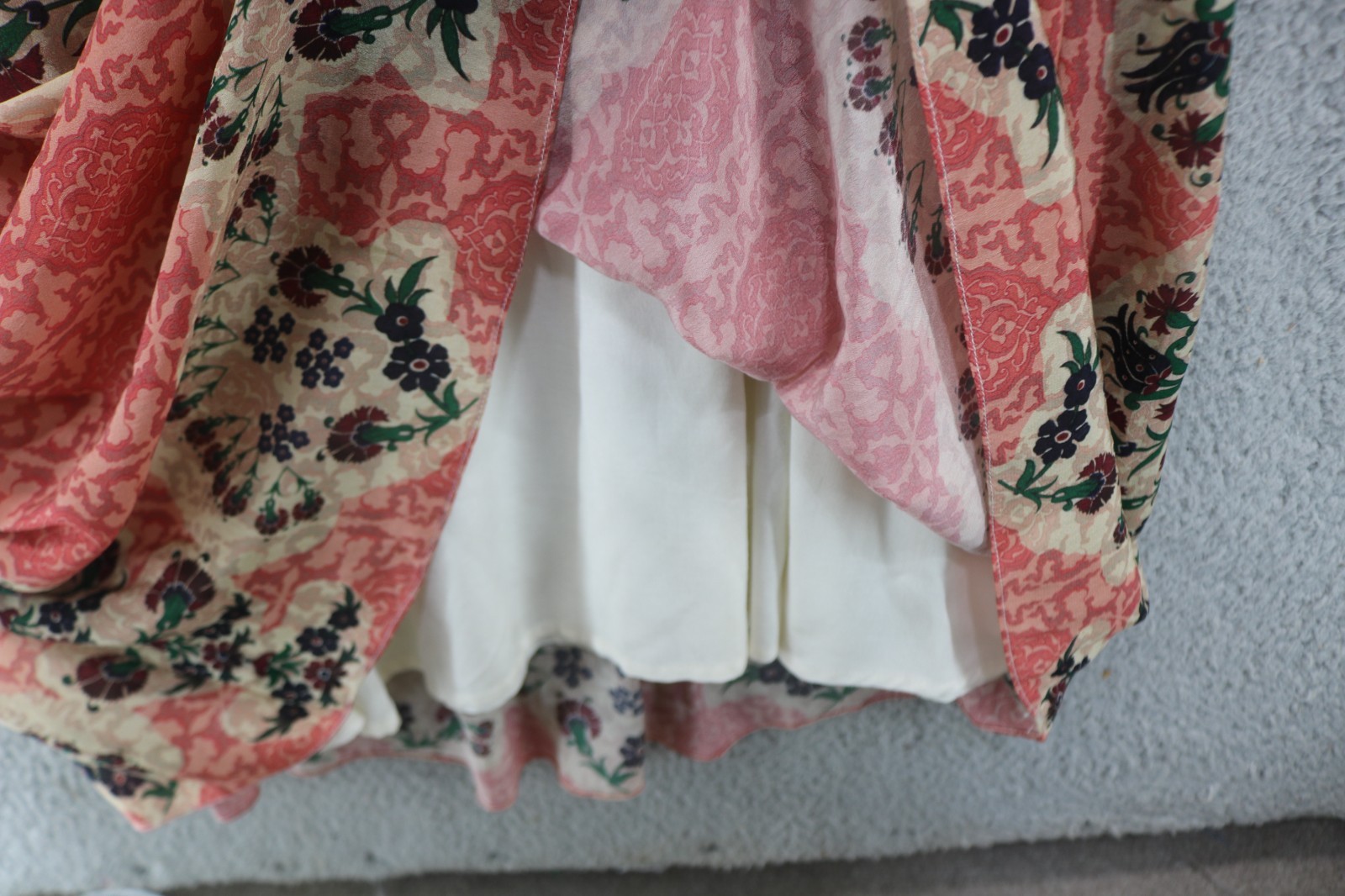Bhanuni by Jyori Anthropologie Beaded Floral Maxi Dress-Medium-Cottagecore-Boho