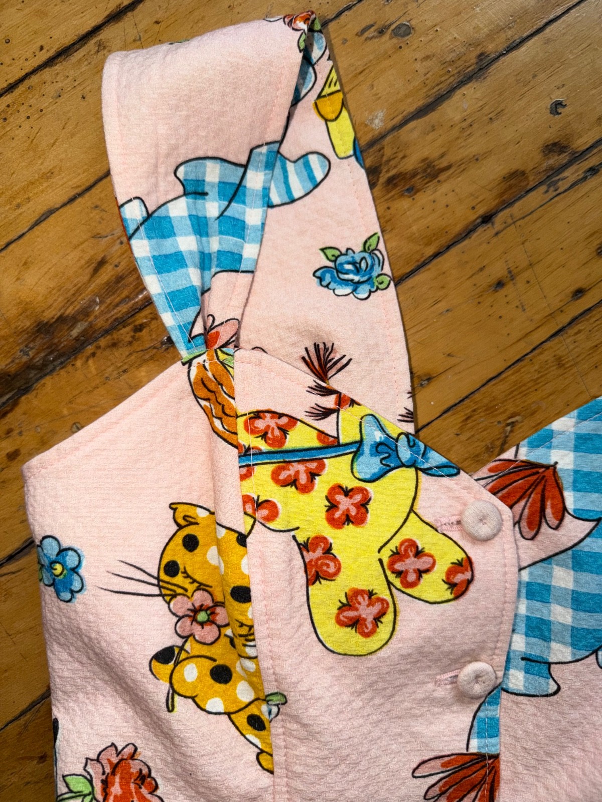 Moschino Jeremy Scott Spring 2022 patchwork baby toy pink dress tailored flirty