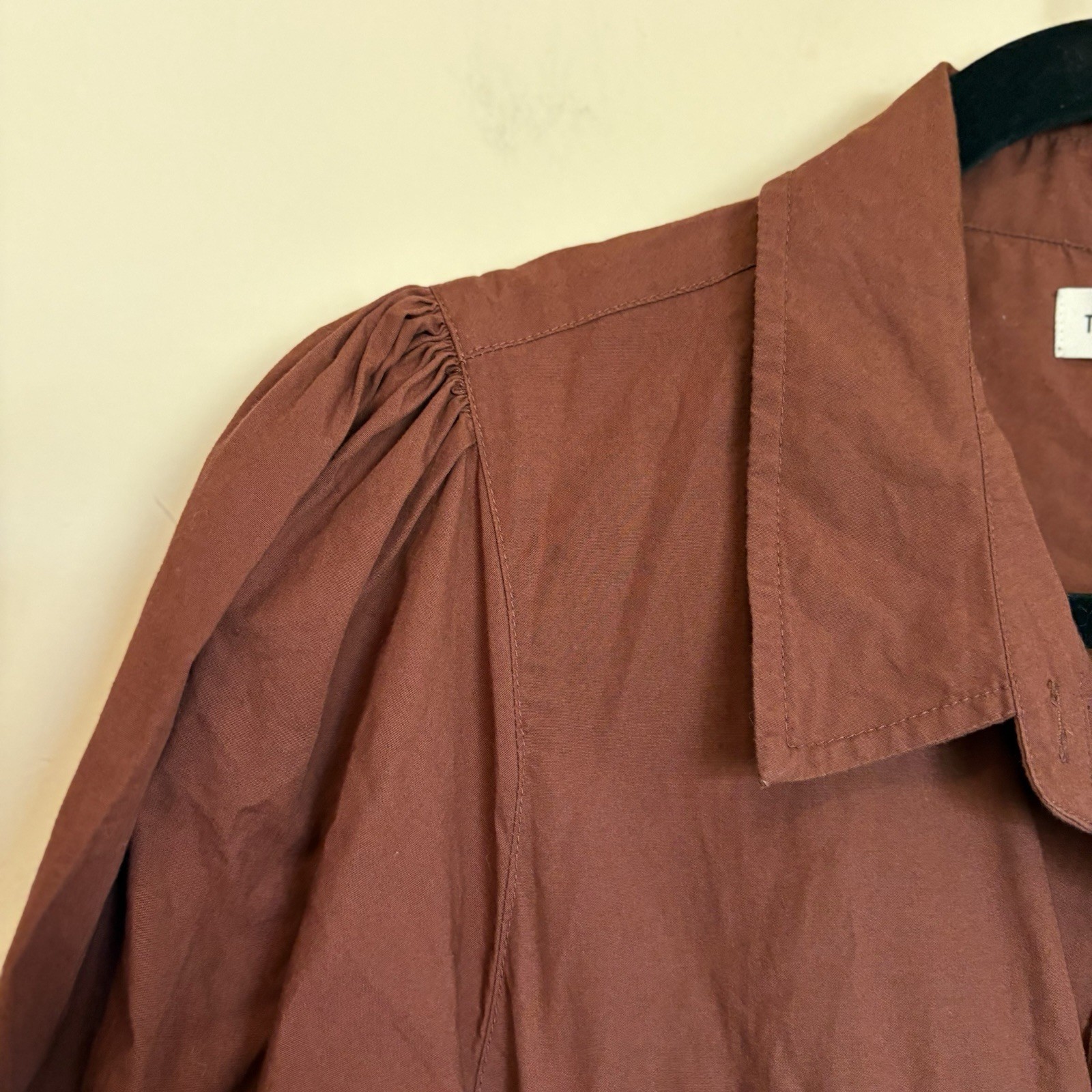 The Normal brand Avery Utility Dress in Espresso XL