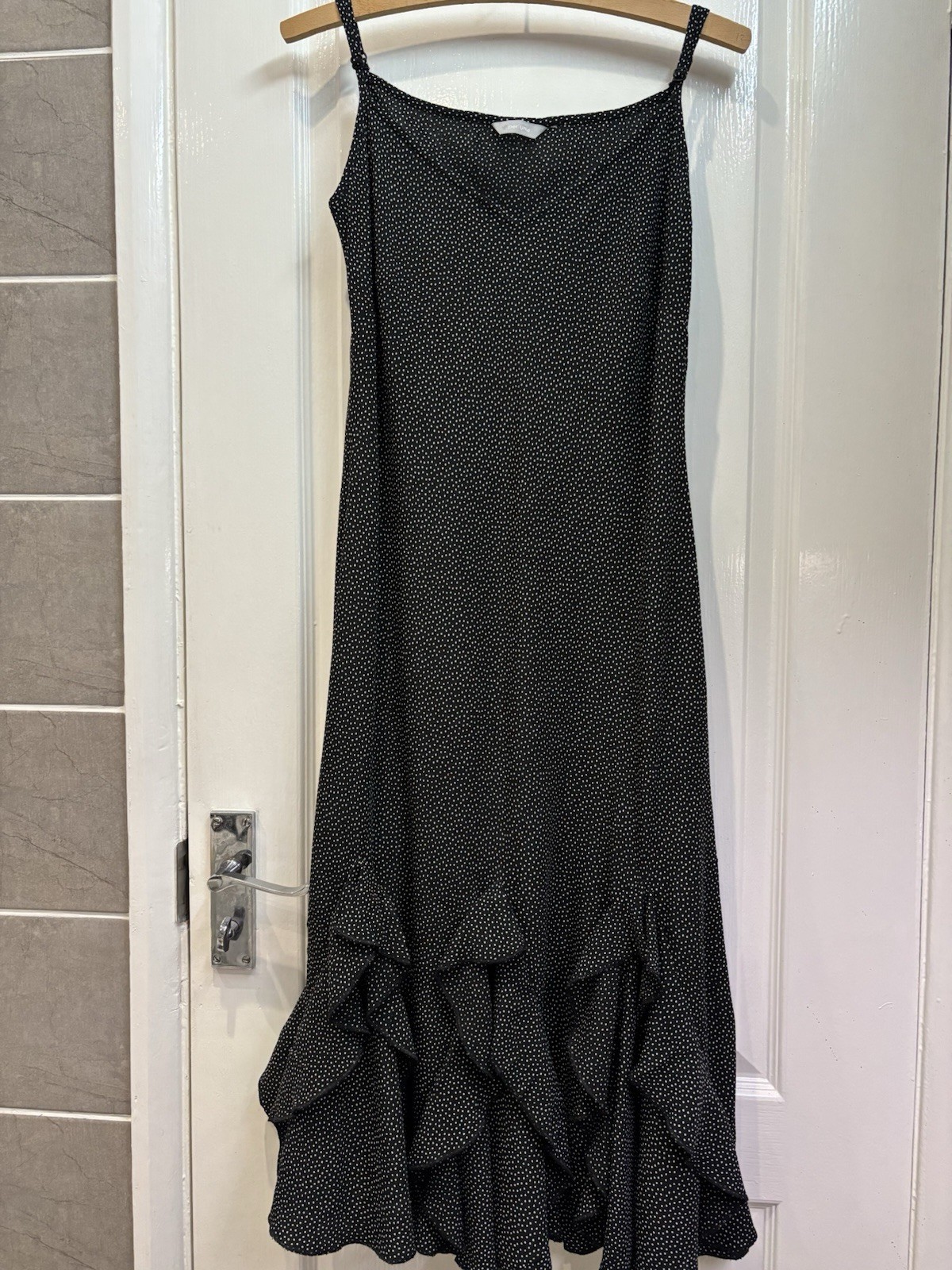 Per Una Women’s Dress Black/White, Size 14 Midi Sleeveless