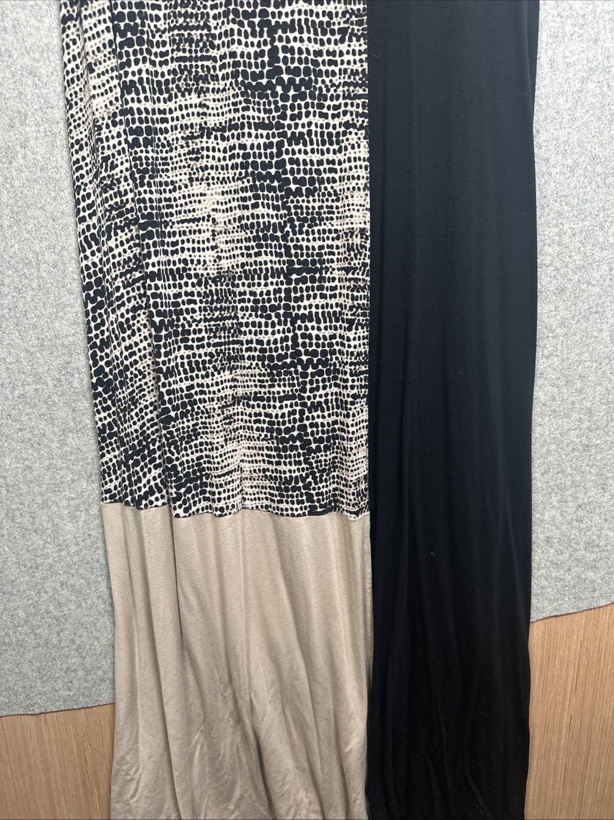 Calvin Klein Multicolor Tank Womens Maxi Dress Medium Stretch Comfort Colorblock