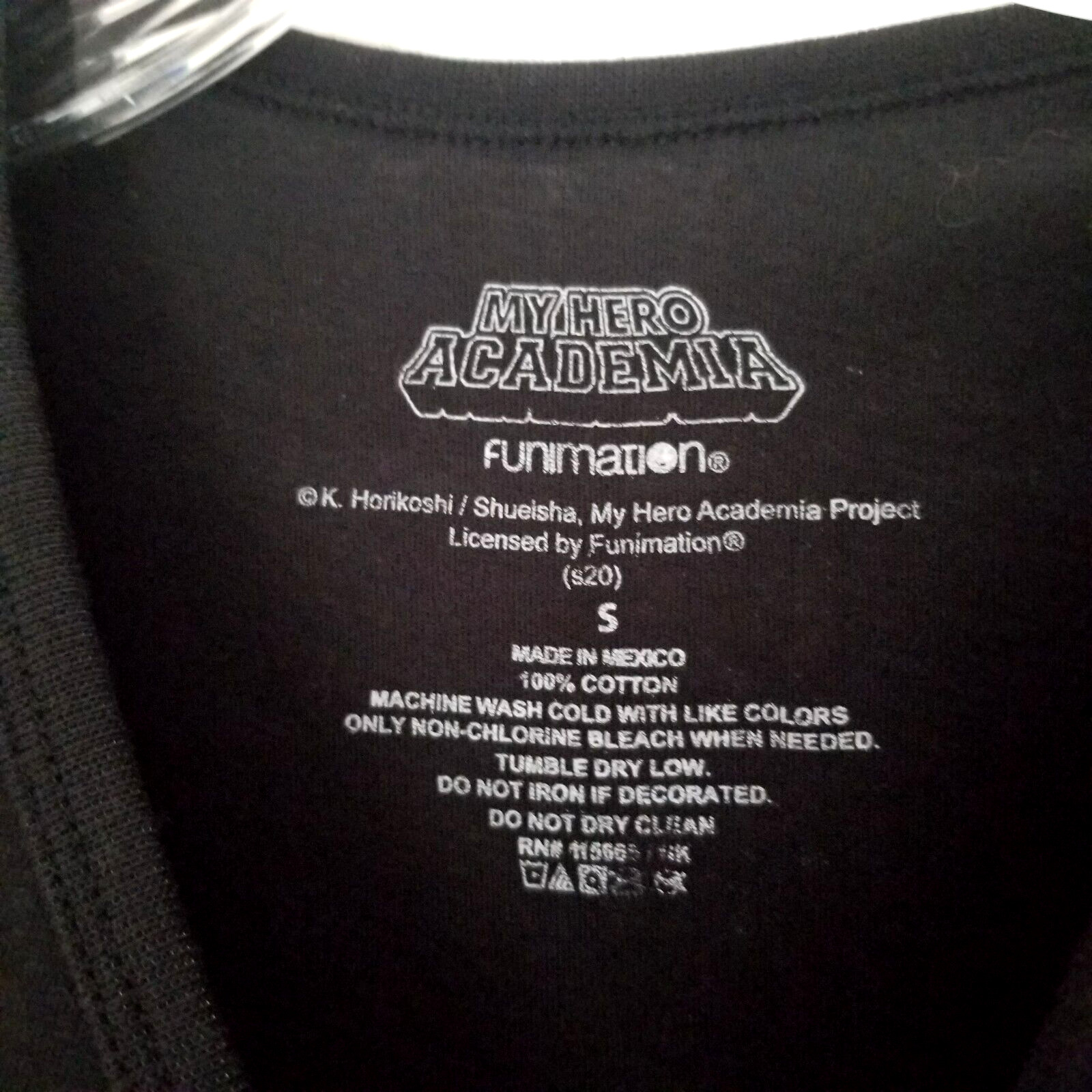 My Hero Academia Project Funimation Hankashi/Shueisha T-Shirt Dress Size S #114