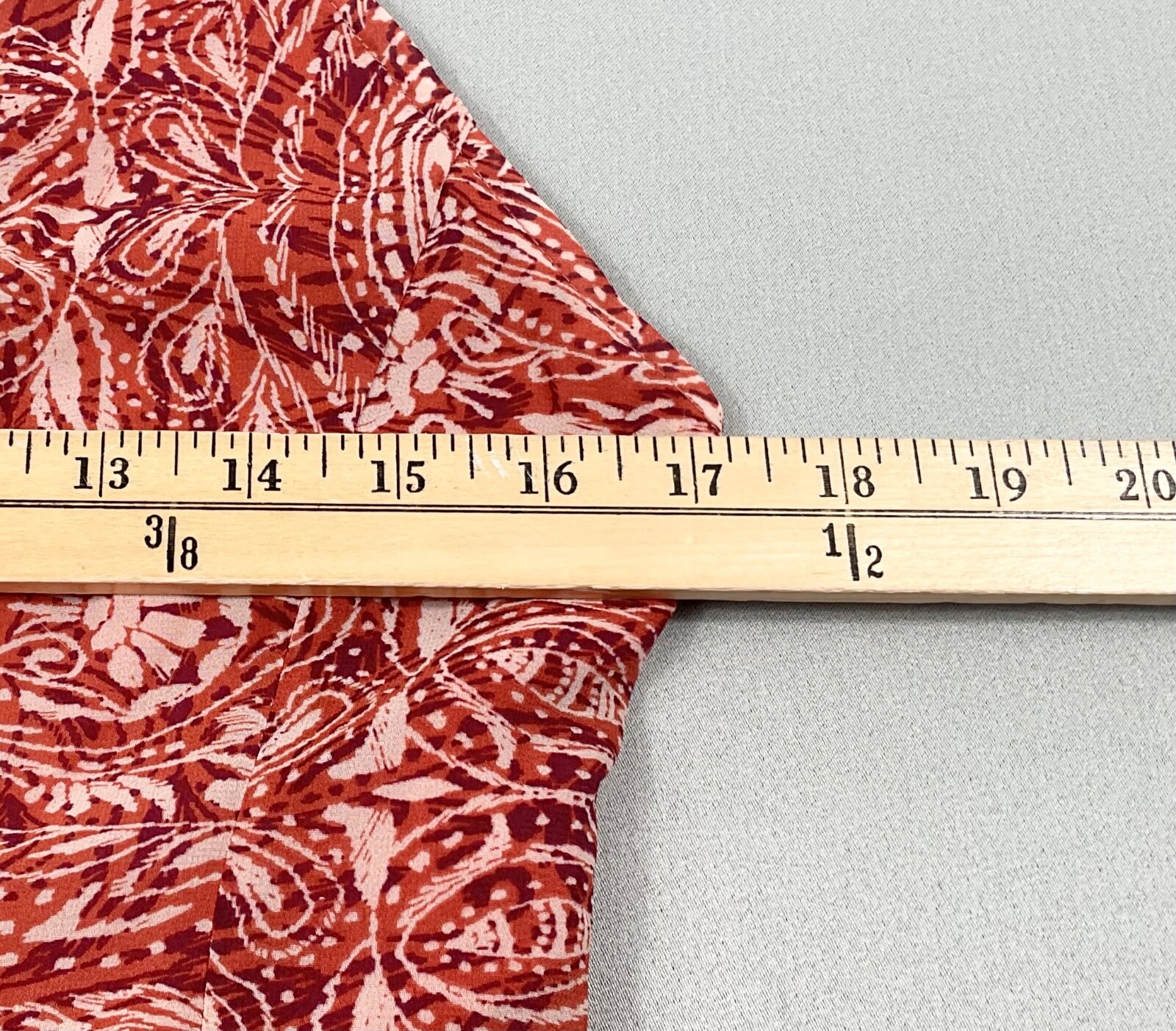 Vici Dress Womens Sz Small Orange Tiered Maxi V Neck Adjustable Spaghetti Straps