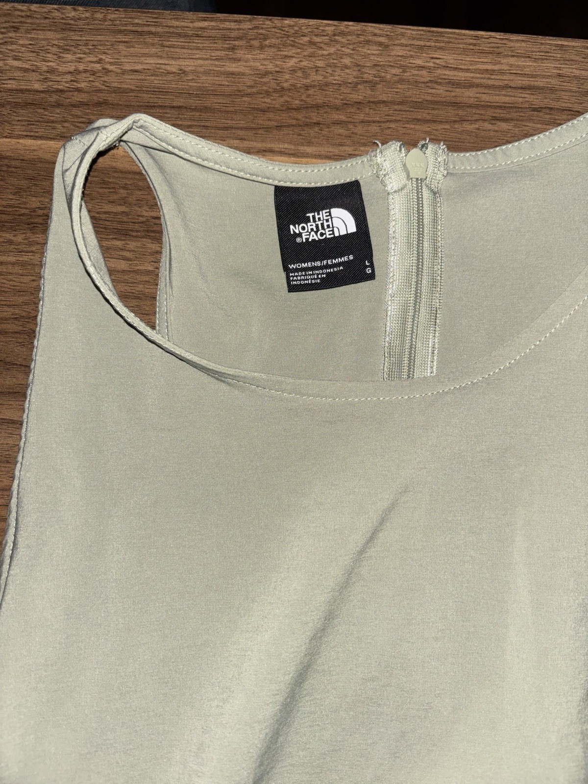 The North Face Never Stop Wearing Adventure Dress Large Tea Green Mint Adjustabl