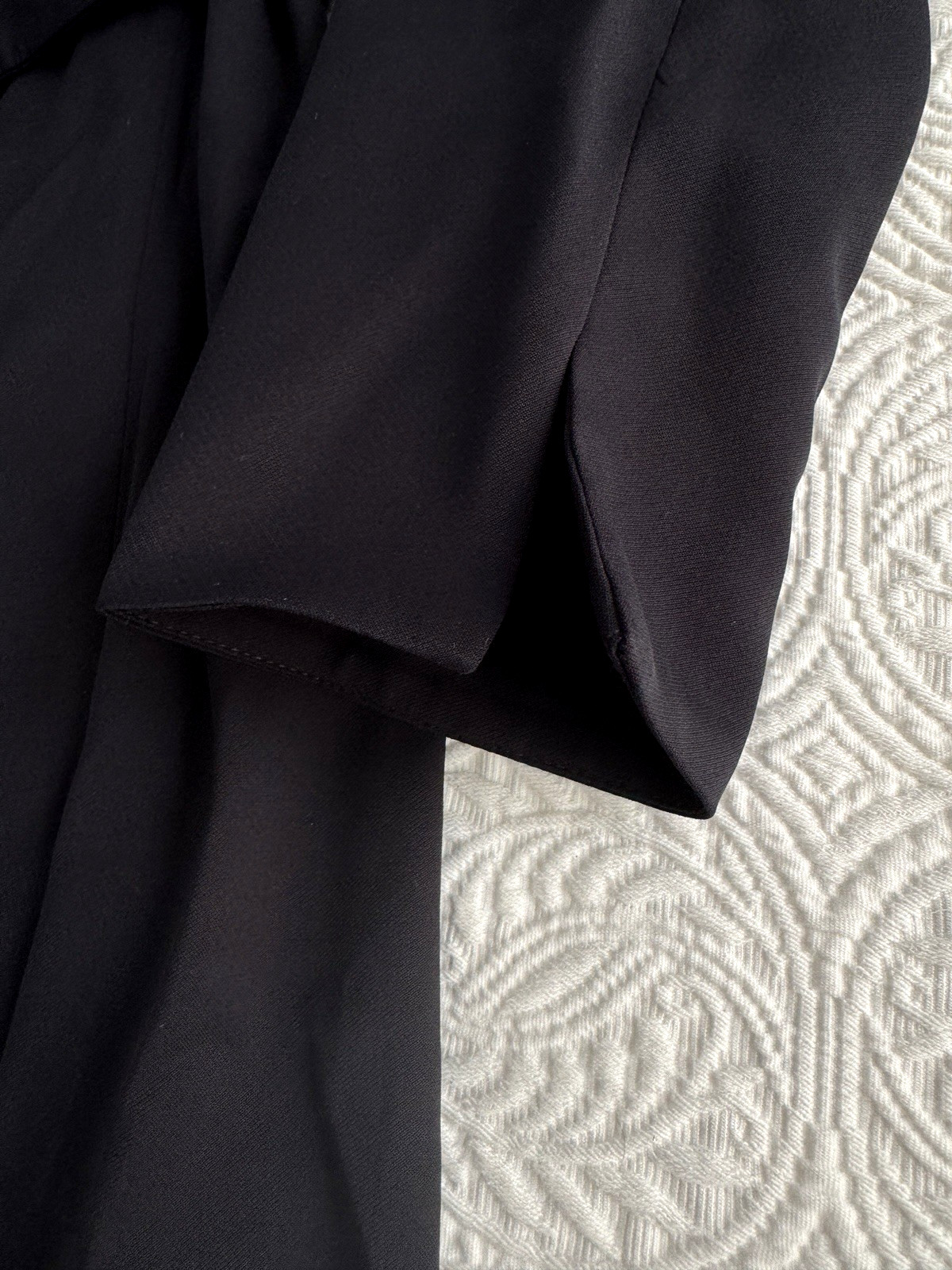 Oobe Polyester Shirt Dress Black Long Sleeve Button Front Buckle Waist M – NWT