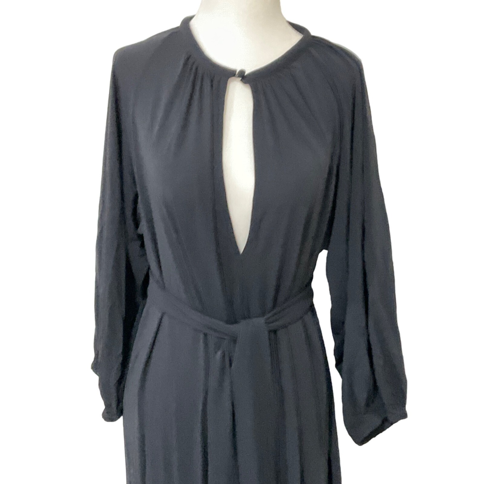 ERES Adela Dress in Noir Black Medium New Womens Maxi Long Beach Gown