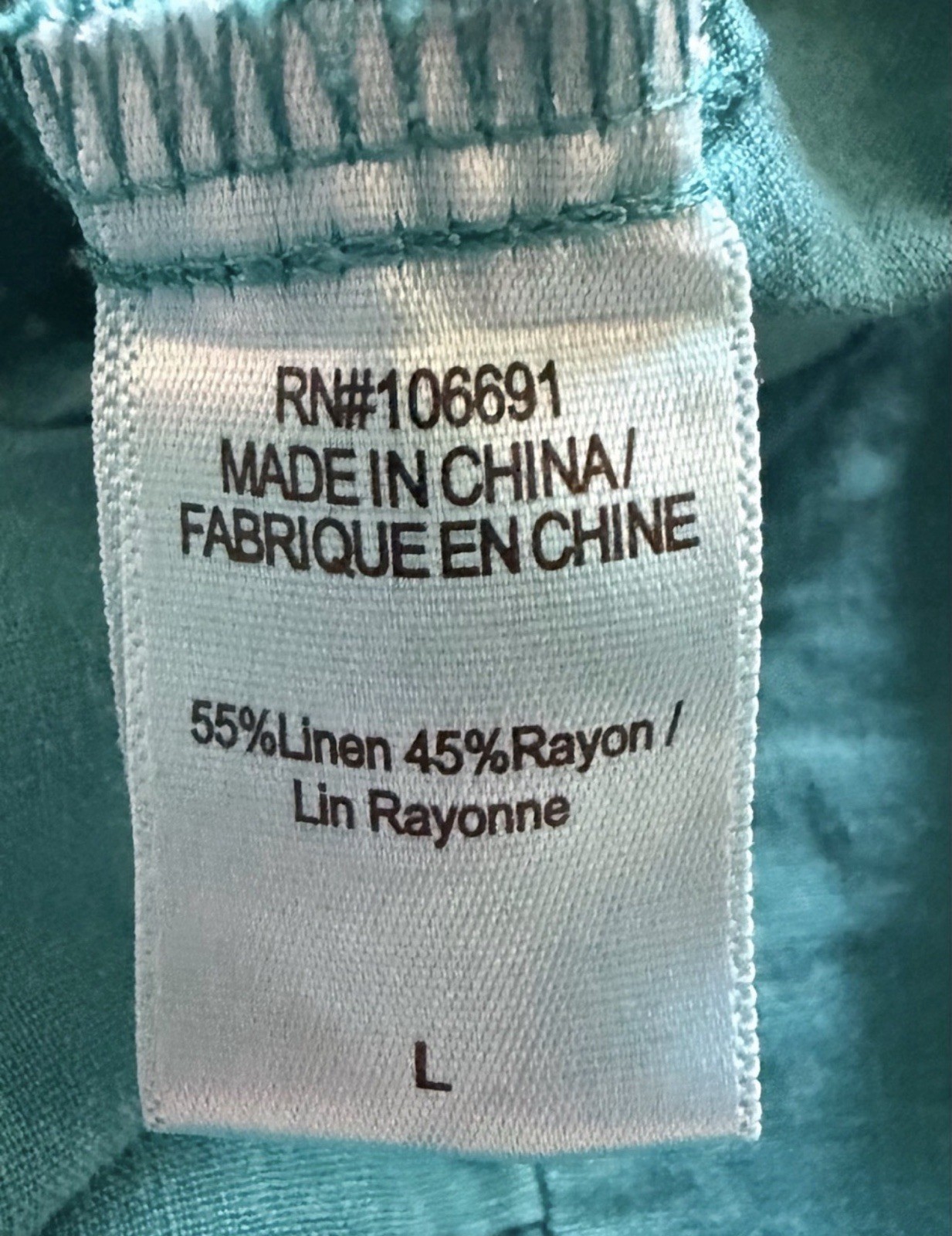 Young fabulous and Broke Teal Solid Strappy Linen Rayon blend Maxi Dress L
