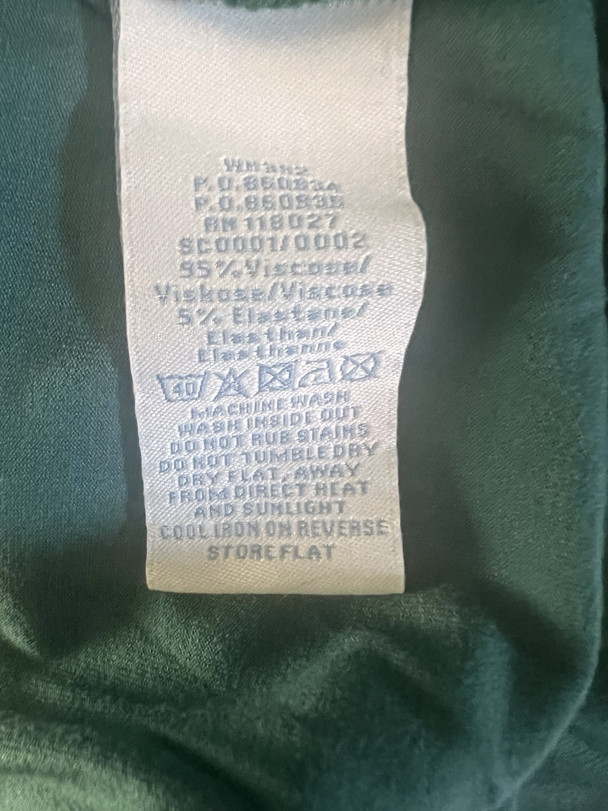 Boden Pimlico Green Floral Print Jersey Knit Casual Dress 14 Tradwife Modest