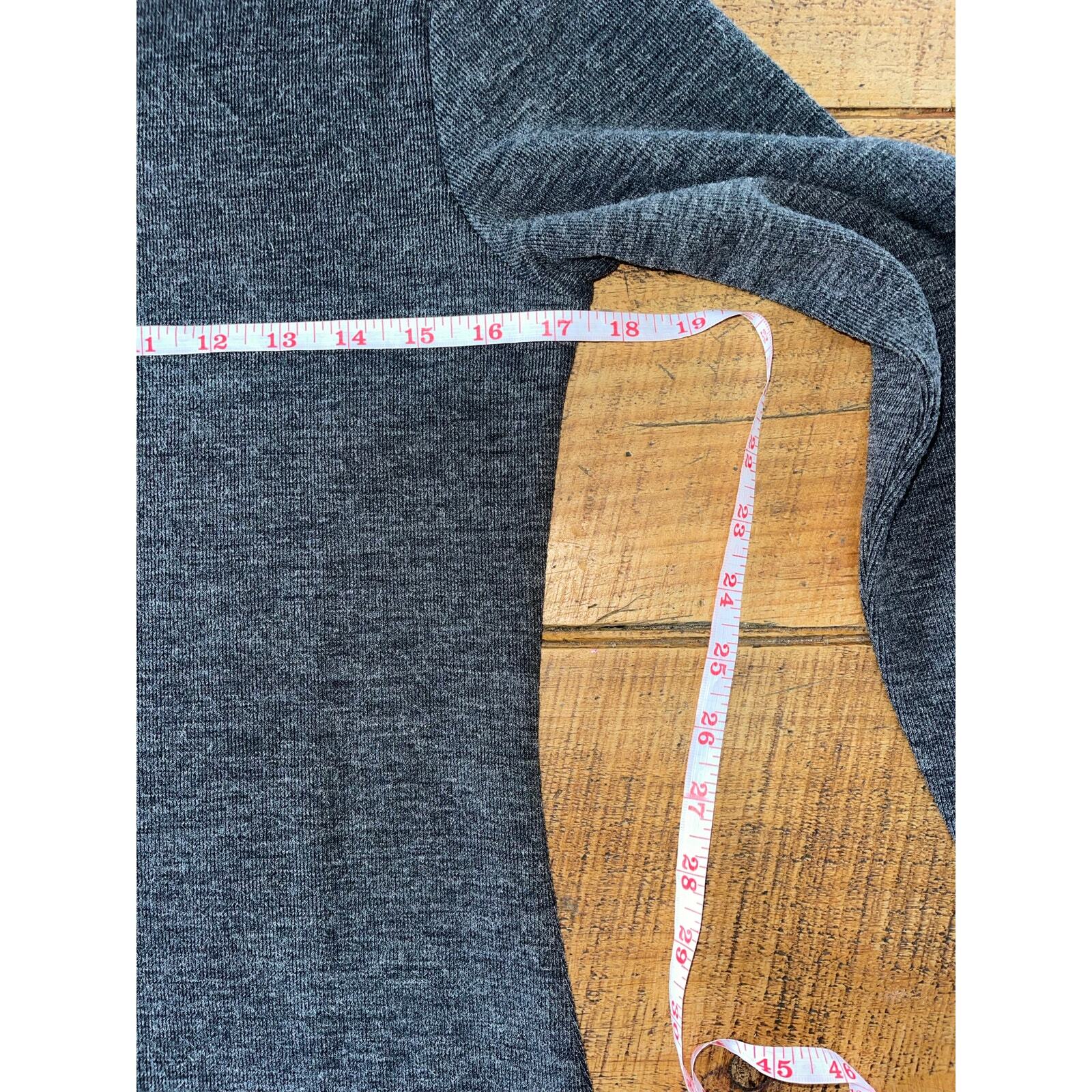 Womens Merrell Gray Long Sleeve Knee Length Winter Casual Dress Size Medium