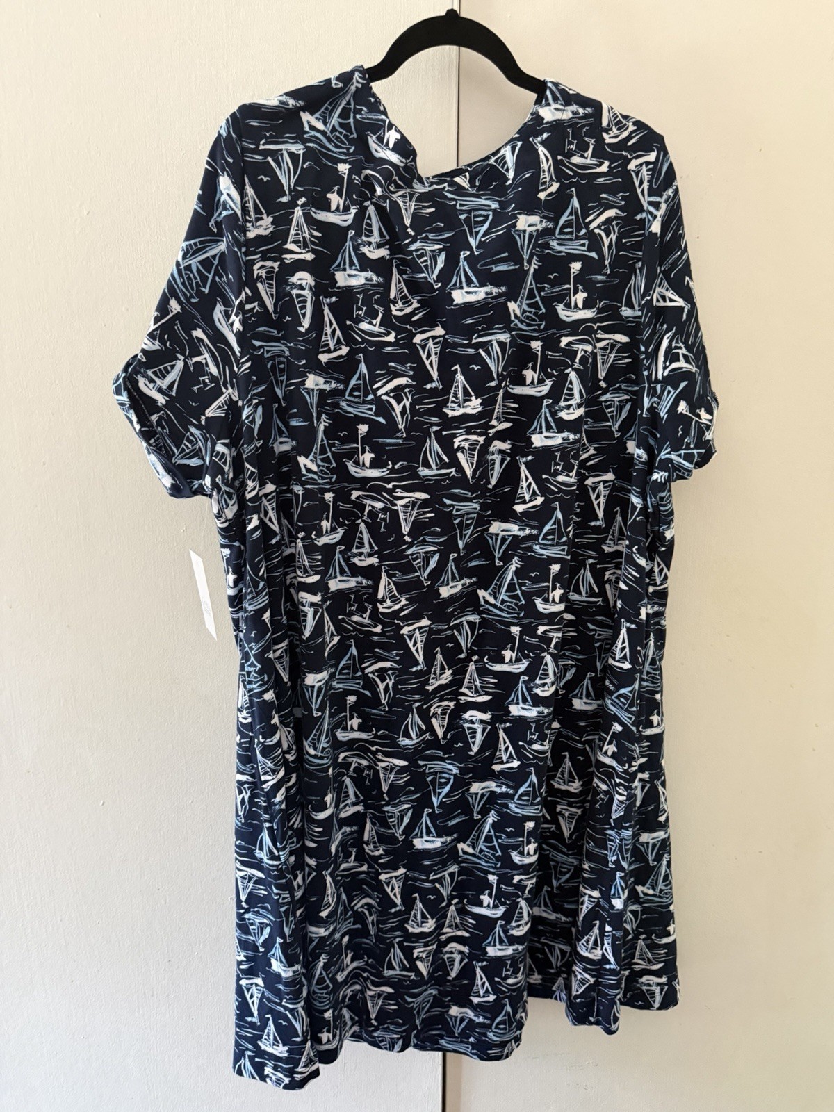 Croft And Barrow Plus Size Summer Tshirt Dress For Women 2XL