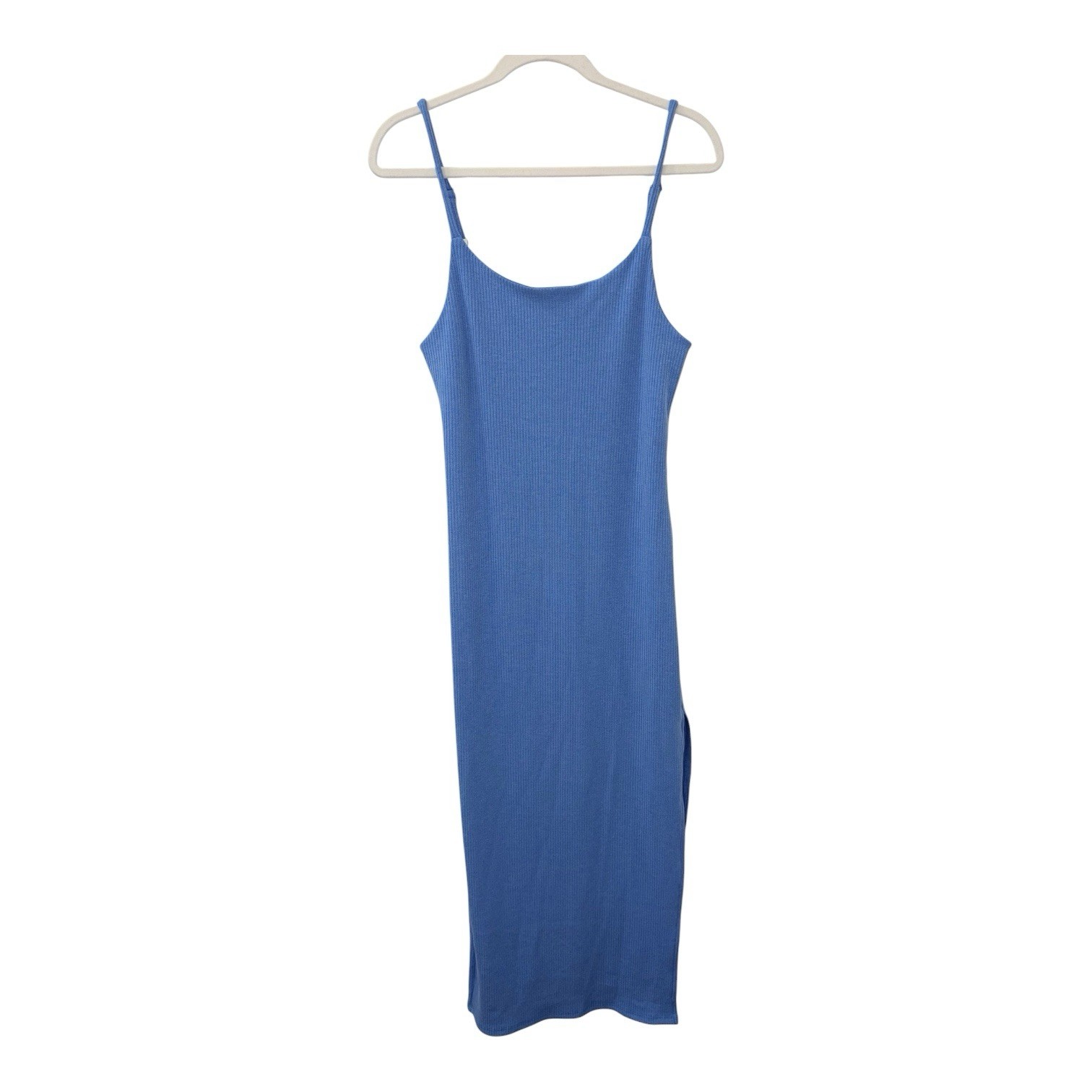 BEST SELLER! NEW! Turquoise Ribbed Knit Midi Dress