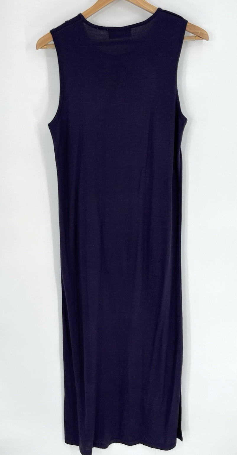 Sag Harbor Womens Size Large Two Piece Dress/Sweater Set Purple