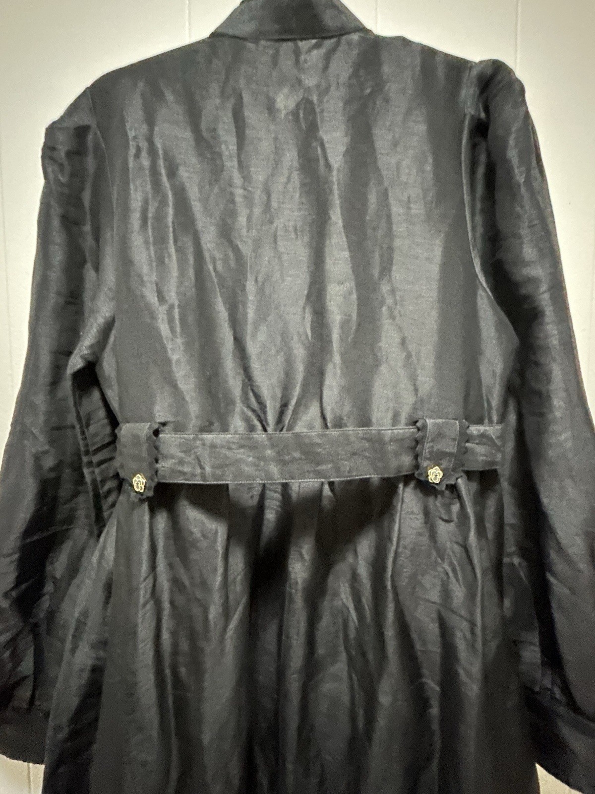 Aqua Blu Sparrow Tiana Black Linen High Neck Maxi Dress Sz XLarge US10 Australia