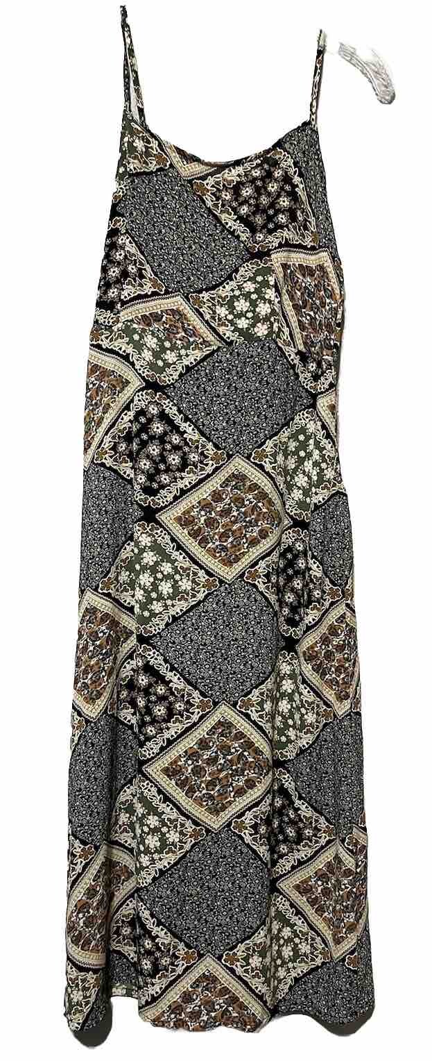 Cider Lightweight Strappy Maxi Dress Women’s Medium Pullover Unlined