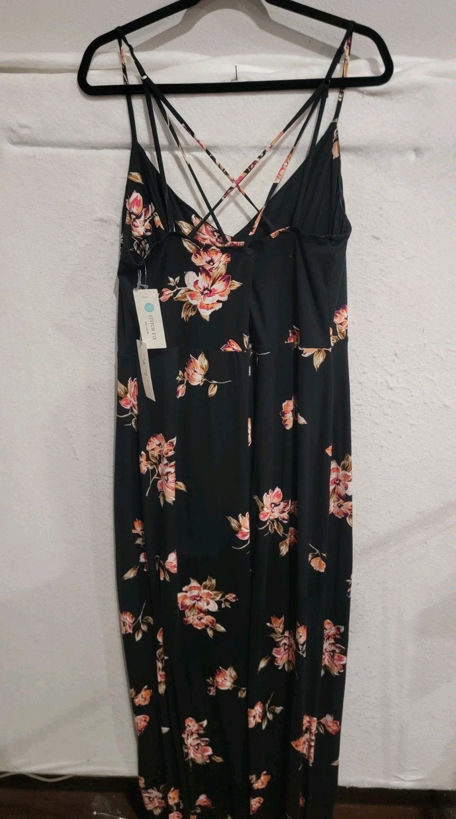 Nine Britton NWT Floral Strappy Back Maxi Dress Stitch Fix Exclusive XXL