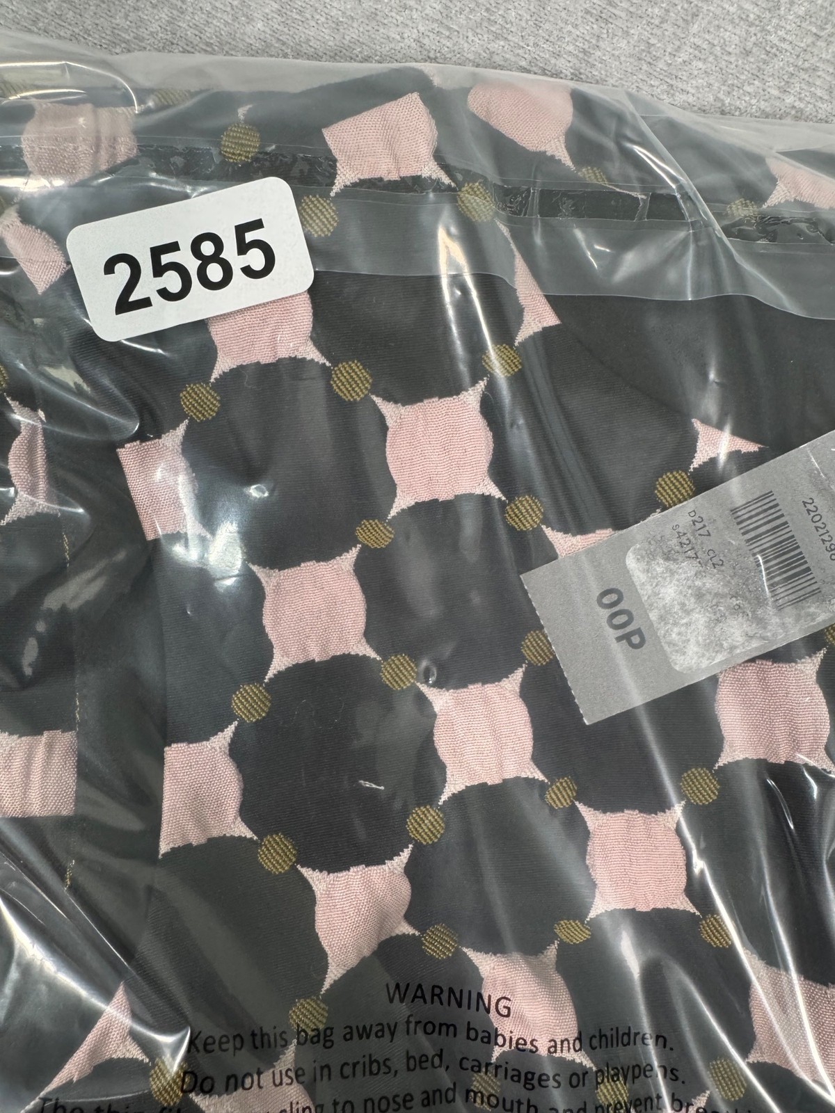 Ann Taylor Petite 00P Sleeveless Geometric Patterned Sheath Dress Black & Pink