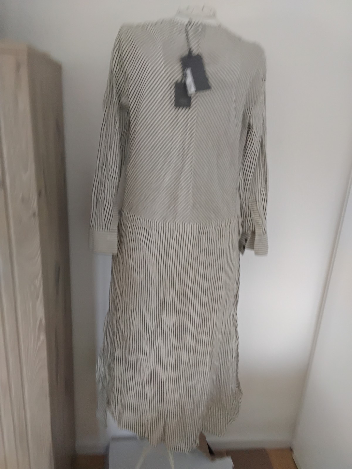Lorena Antoniazzi long dress size 40, multi-colored, striped, cotton NP €500