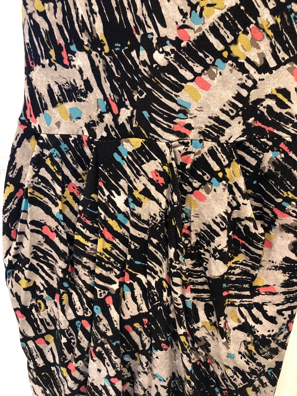 Fluxus Women’s Sleeveless Pull On Geometric Strapless Stretch Dress- S