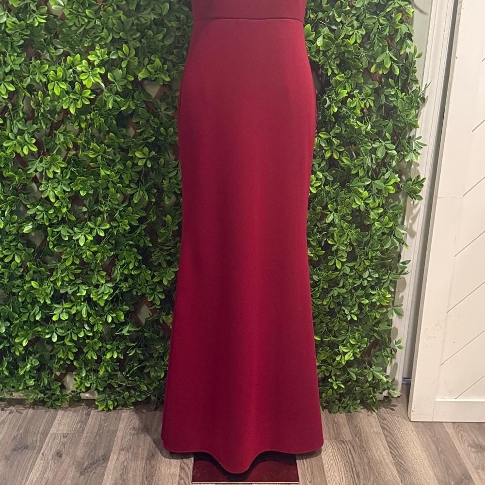Infinite Glory Wine Red Dress