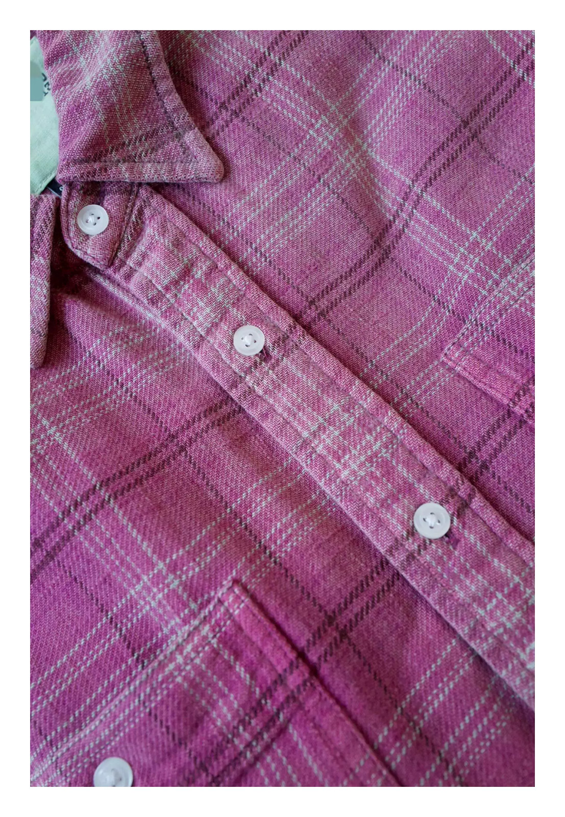 R13 Plaid Oversize Boxy Cotton Flannel Shirtdress One Size