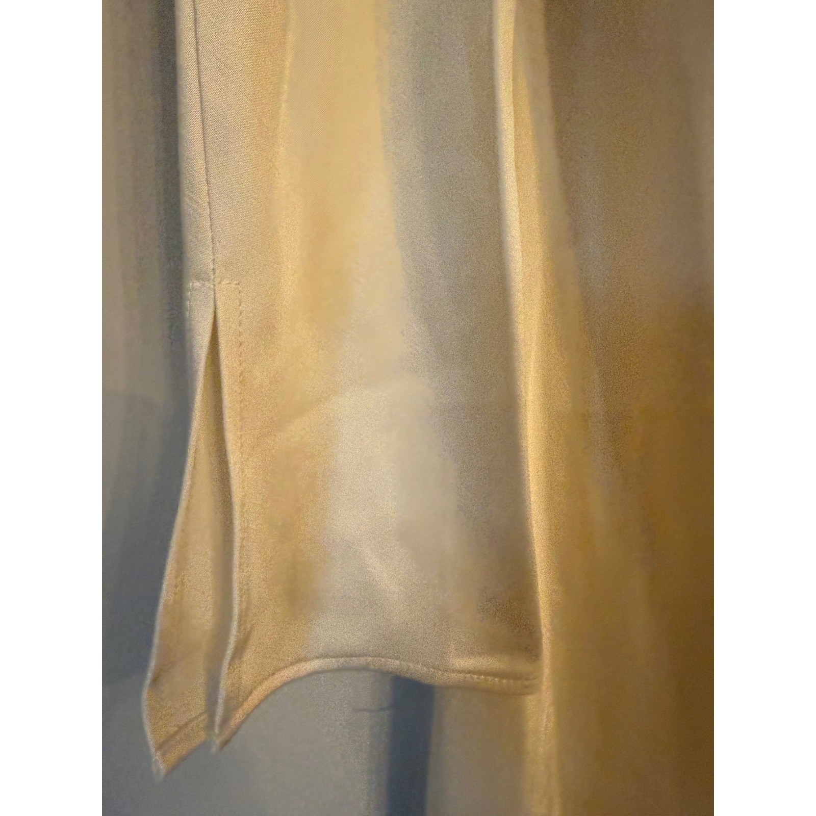 Significant Other Nadia Long Sleeve Maxi Dress Ecru Off Shoulder Gown US 2