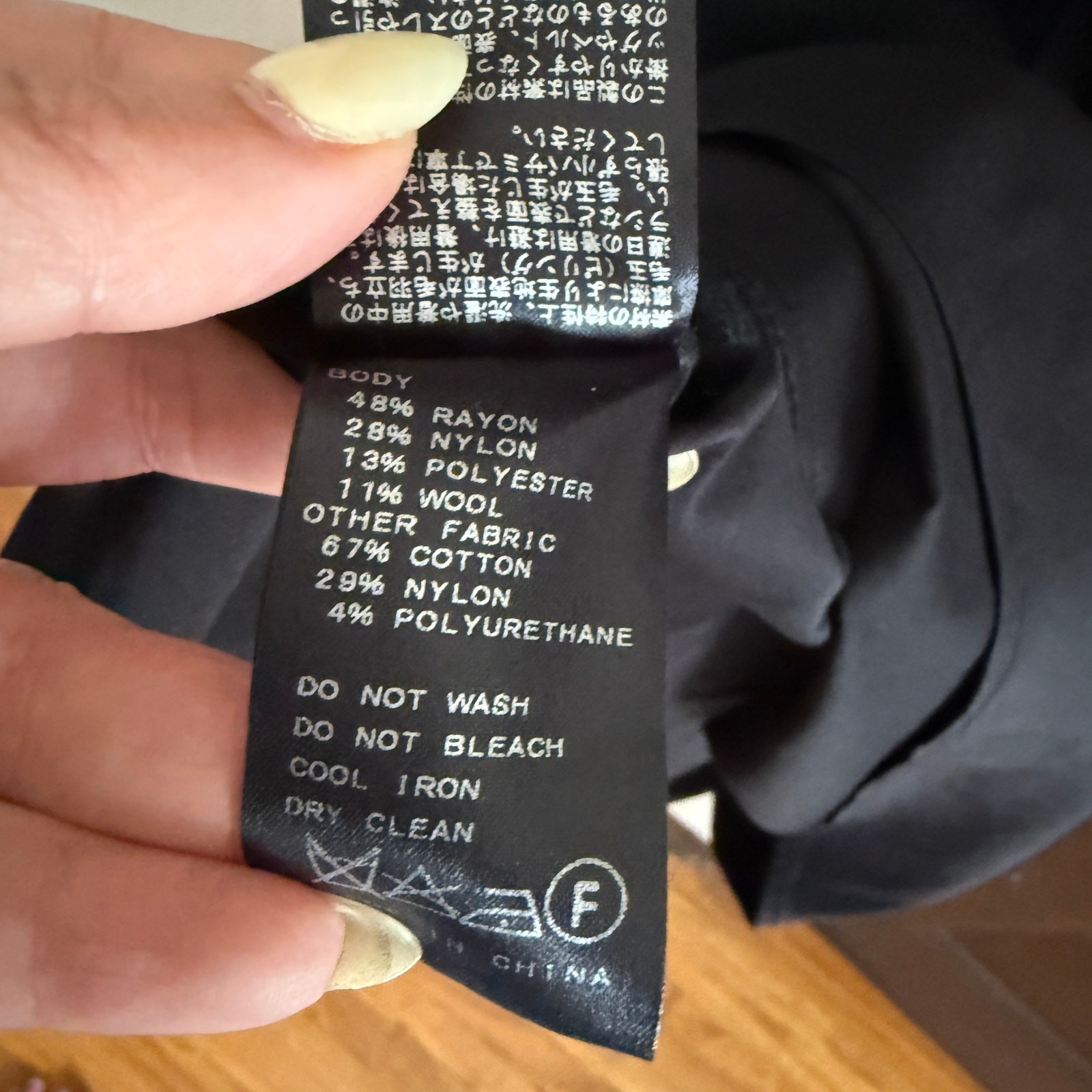 JOURNAL STANDARD Black Minimalist Knit Poplin Asymmetrical Midi Dress Free Size