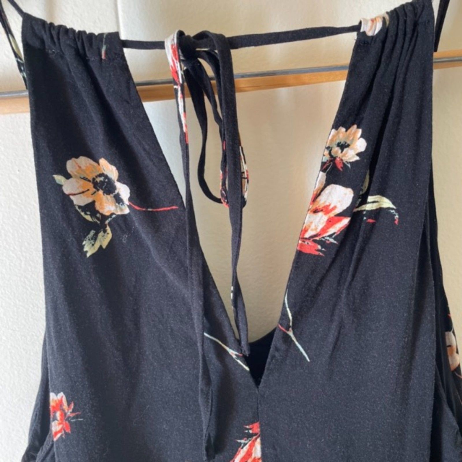 Cotton Candy LA Little Black Dress Small with Random Flower Print Y2K LBD Date