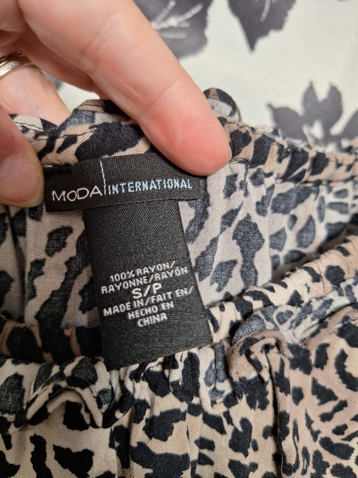 Moda International Mini Dress Leopard Print Strapless Small Y2K