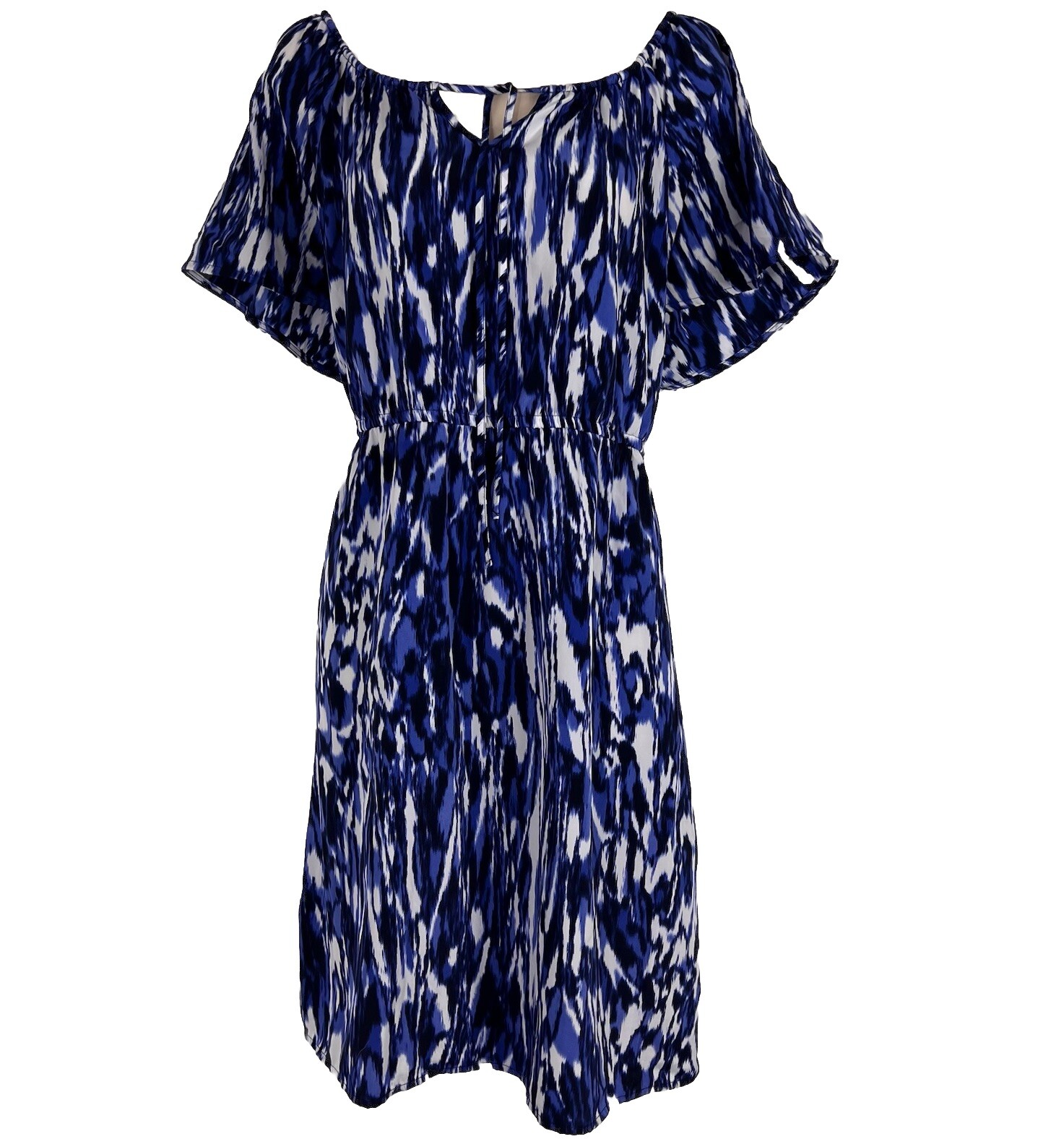 Dana Buchman Dress Women’s XL Short Sleeve Knee Length A-Line Lightweight