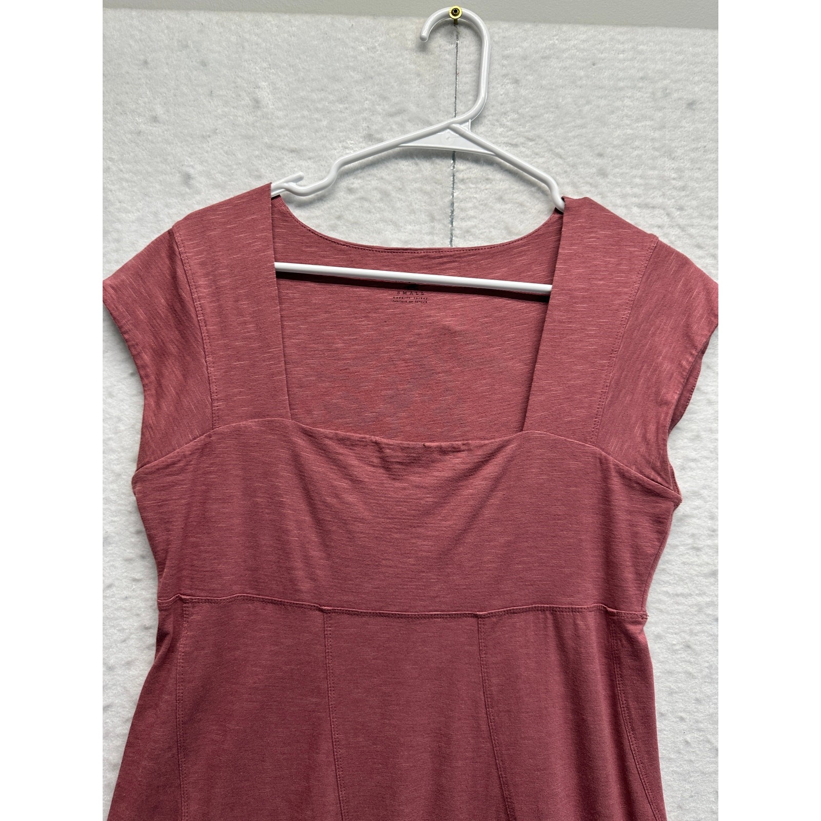 Horny Toad (Toad&Co)Neko Softcore Knit Dress Square Neck Raspberry Fairy Fit S