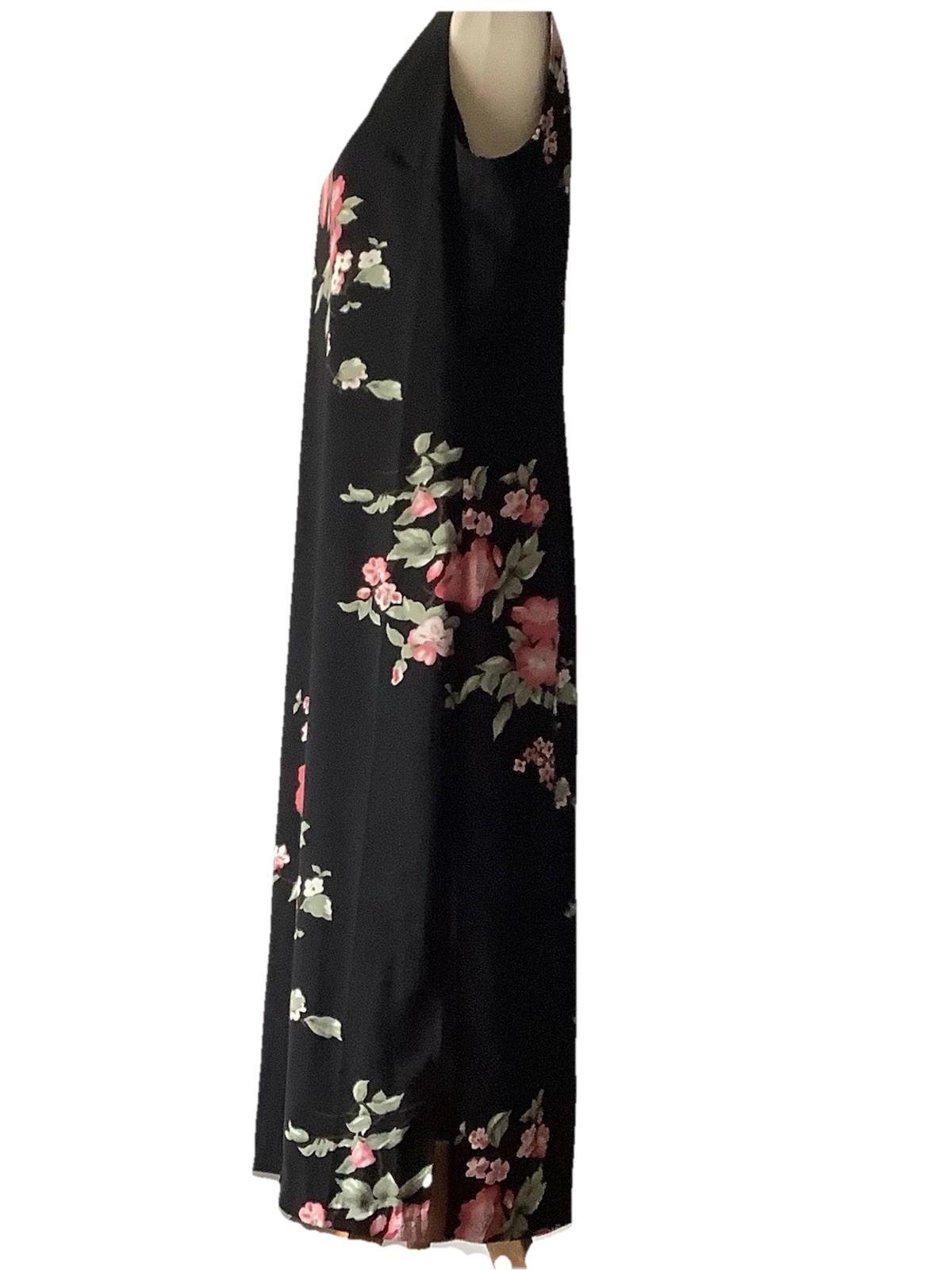 Premier International Dress (L) Midi Sleeveless Side Slits, Colorful Easycare