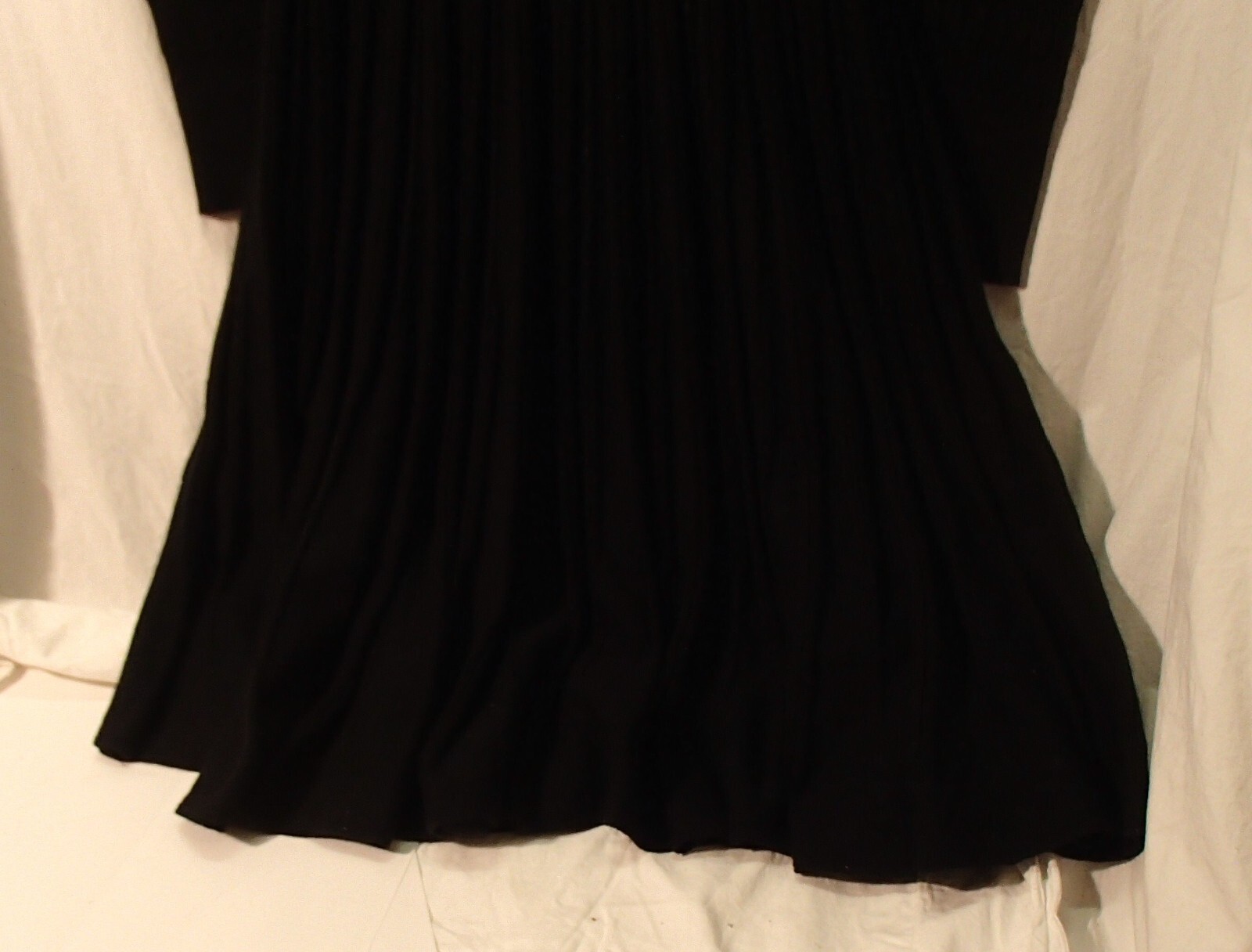 McGinn Black Cotton/Wool/Acrylic/Nylon/Polyester Blend Long Sleeve Dress Women S