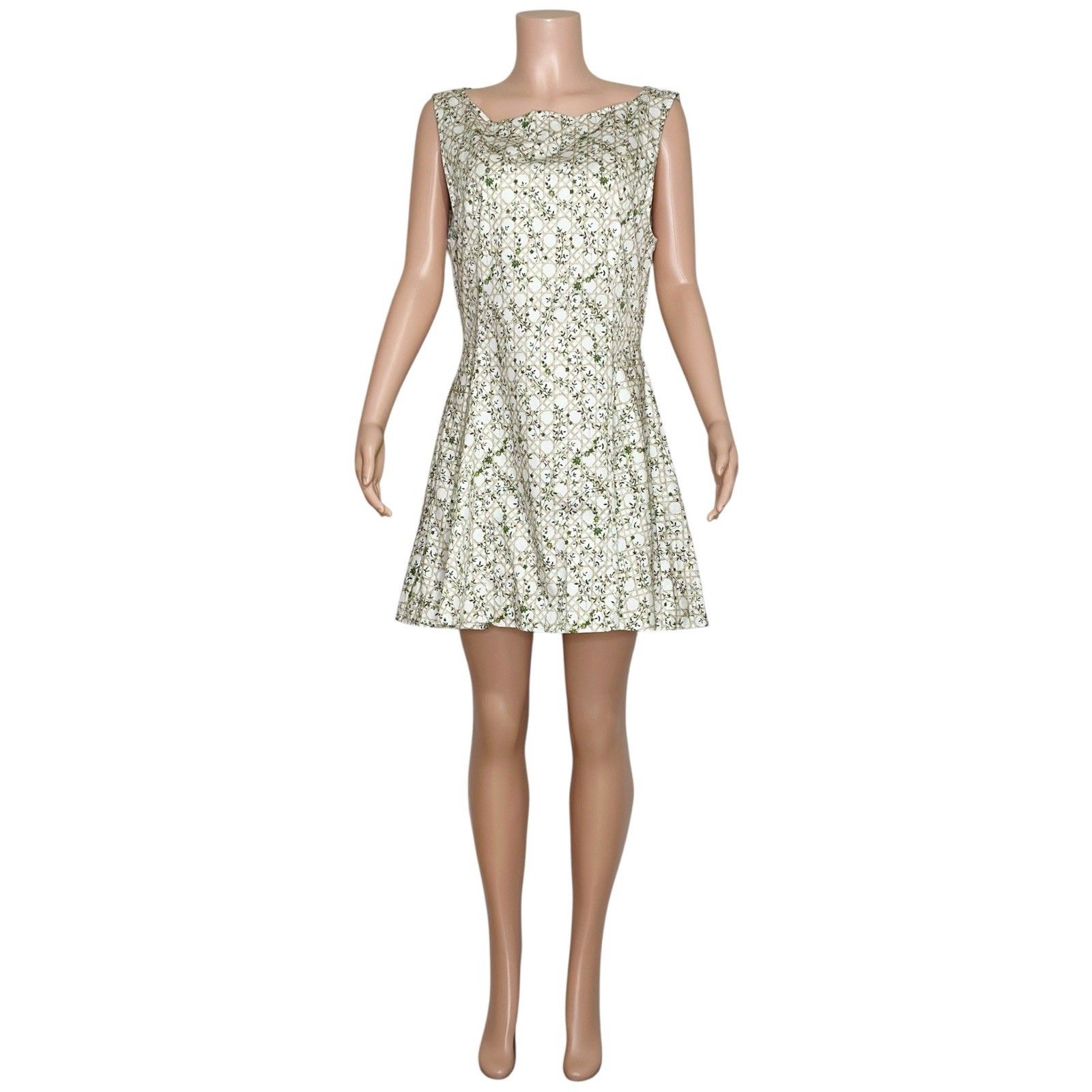 $198 NWT HILL HOUSE Sutton Dress, Basketweave Vine Sand, XL