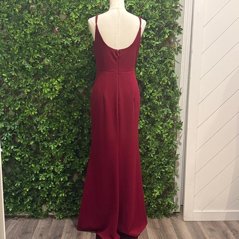 Infinite Glory Wine Red Dress