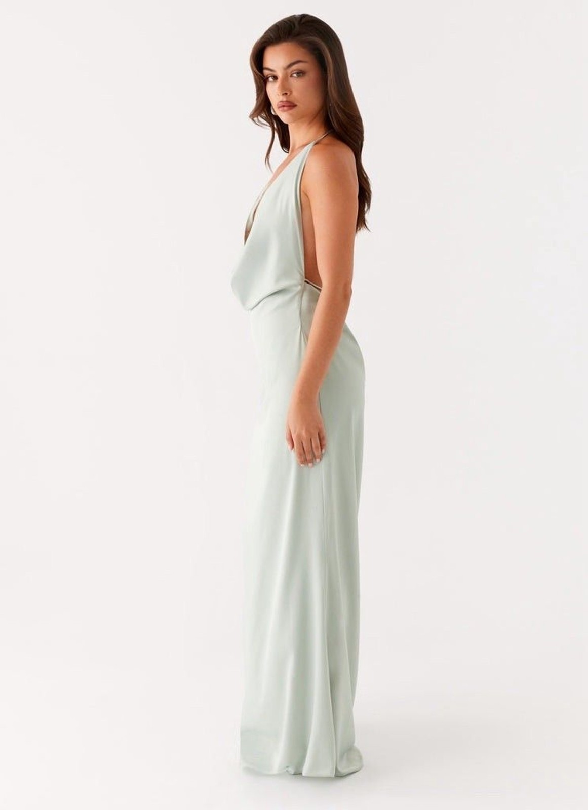 PEPPERMAYO Noemi Maxi Dress in Sage Size US 0 / AU 4