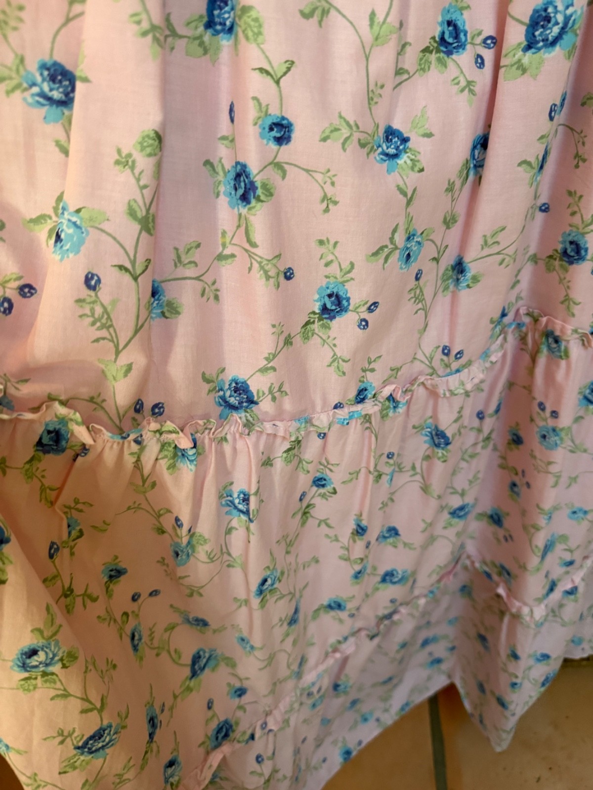 NWT LoveShackFancy x Target Sabine Pink Floral Maxi Dress Cotton Ruffle XXS P