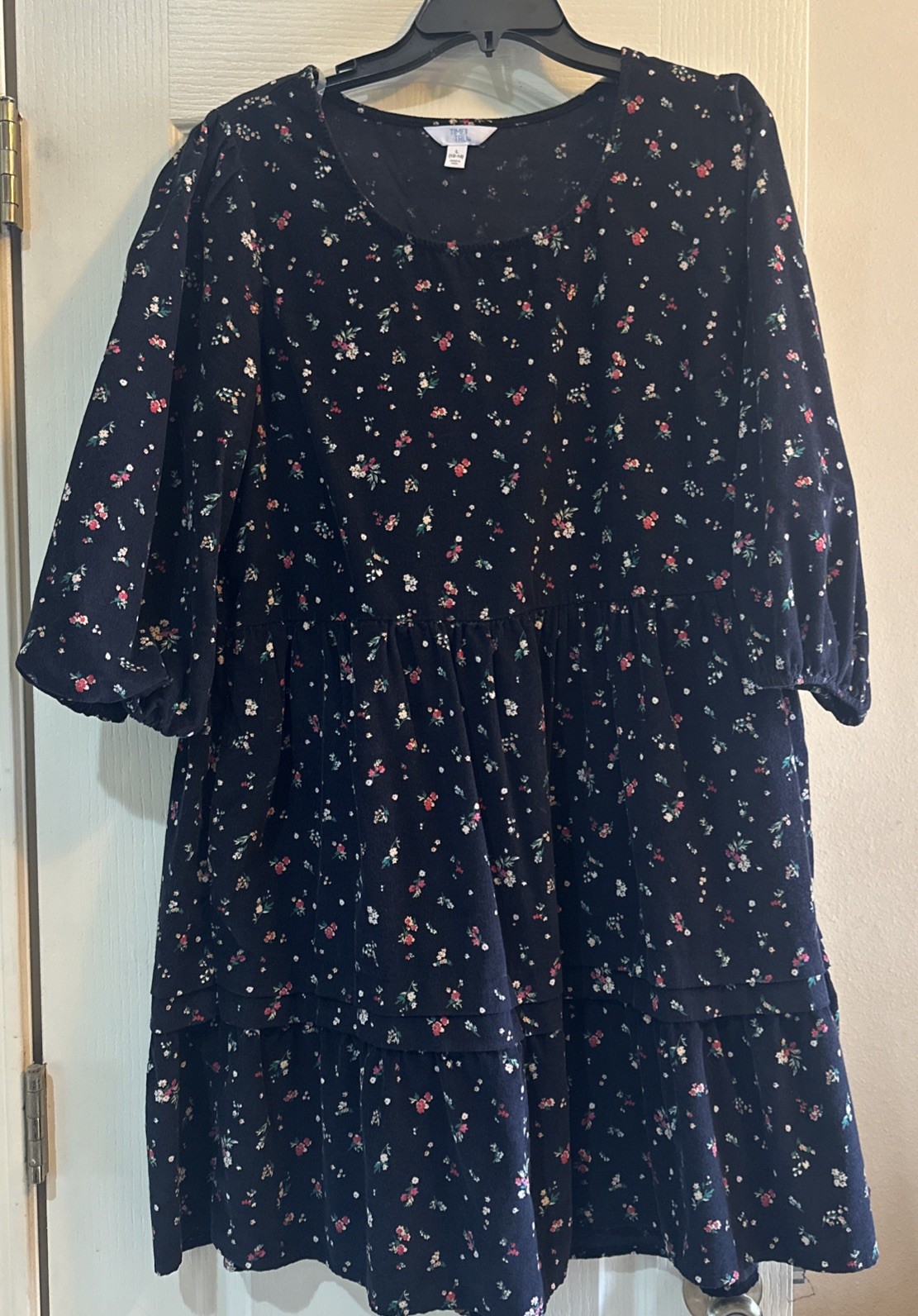 Corduroy Black Dress