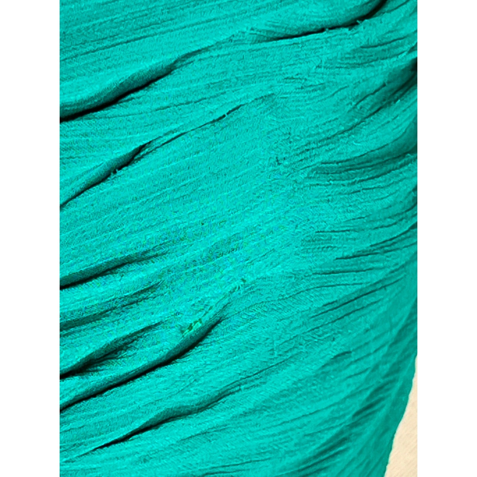 Badgley Mischka Green Strapless Flora Chiffon Gown 6 Flawed