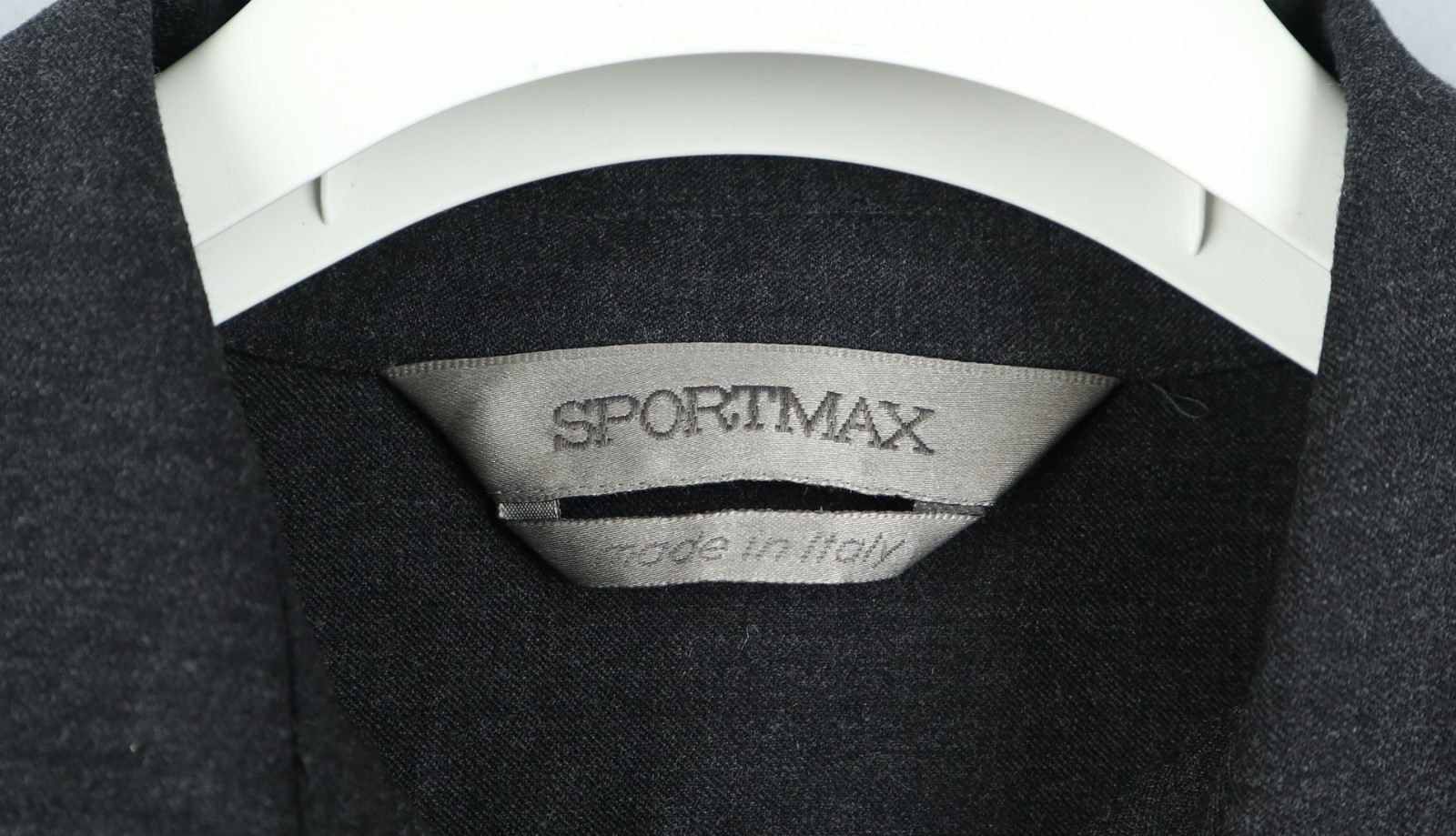SPORTMAX BY MAX MARA Womens Vintage Gray Wool Dress Size US8 UK10 F40